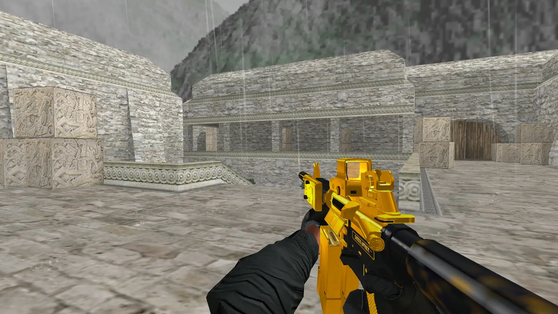 M4A1 — Sudden Attack Pack — de_aztec (first person)