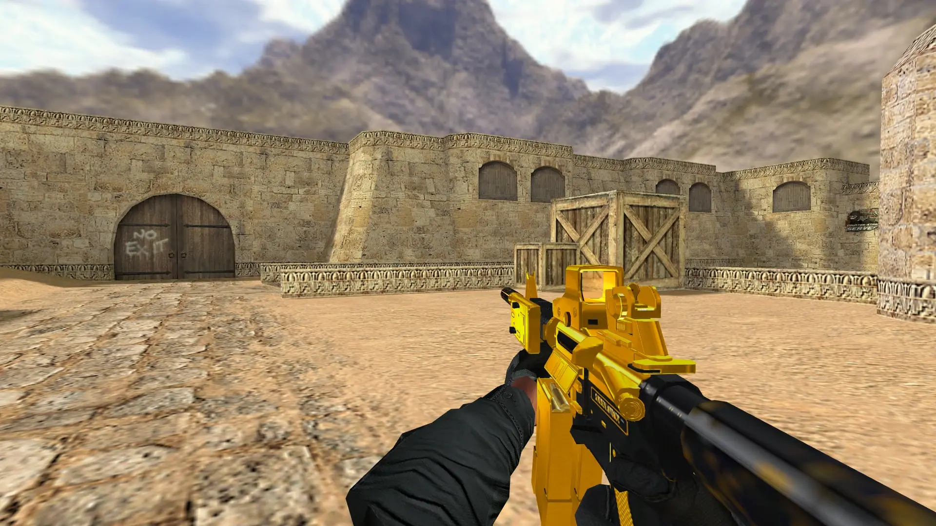 M4A1 — Sudden Attack Pack — de_dust2 (first person)