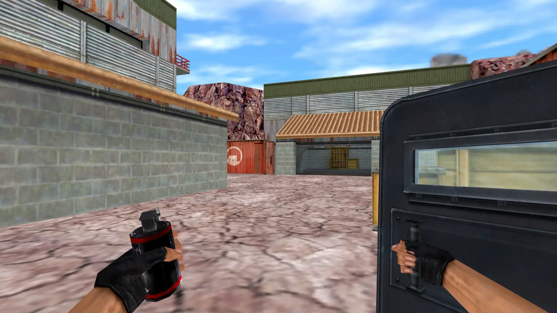 Re-Animated Shields — de_nuke (first person)