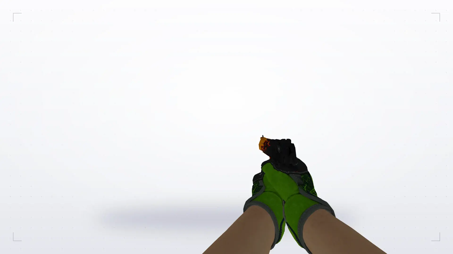 Desert Eagle — Specialist Gloves Emerald Web Pack — first person