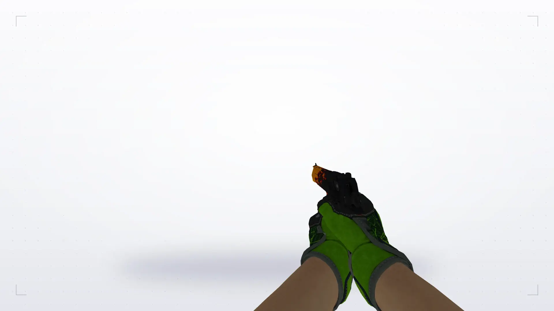 Desert Eagle — Specialist Gloves Emerald Web Pack — first person