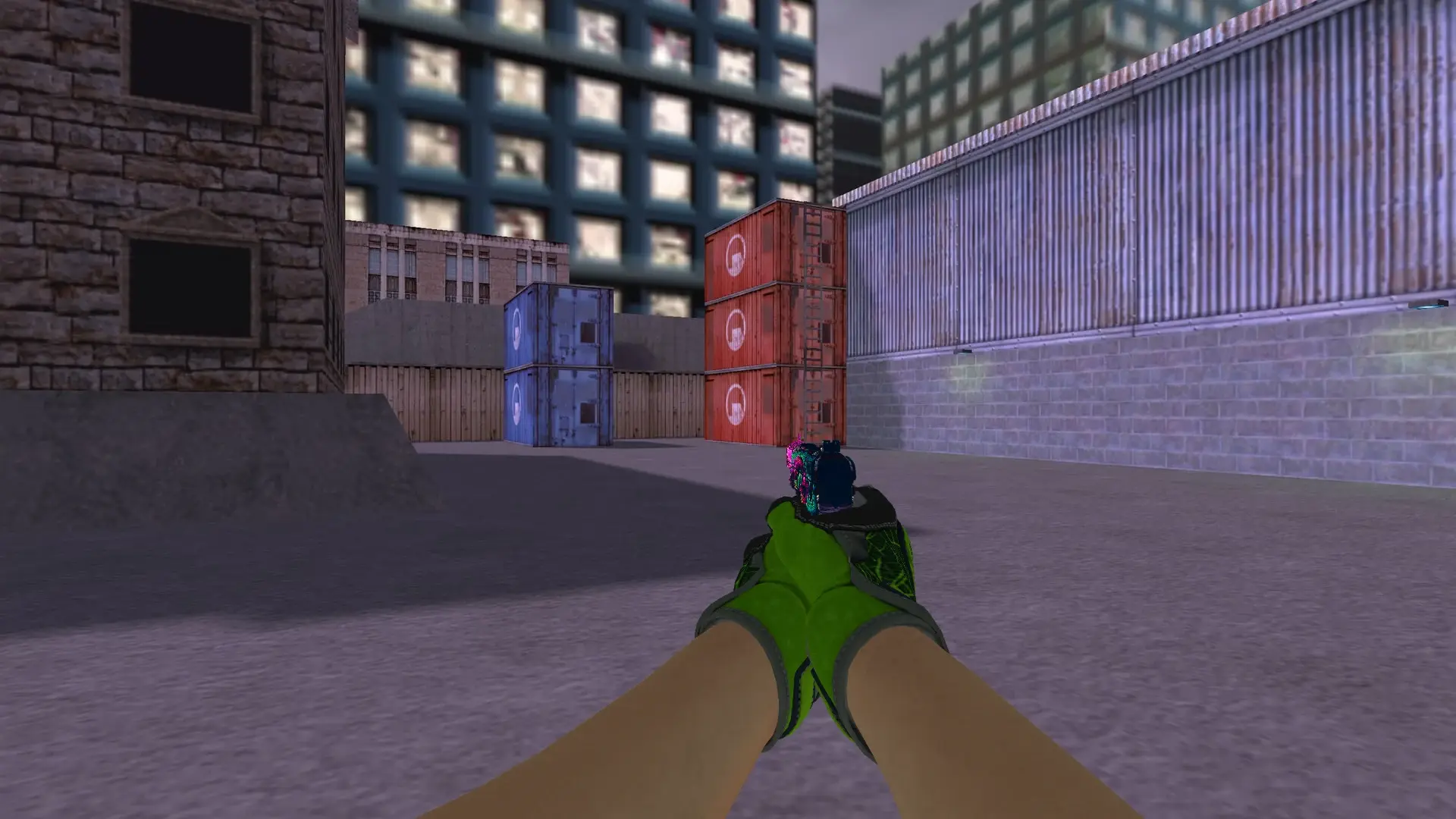 Five-SeveN — Specialist Gloves Emerald Web Pack — cs_assault (first person)