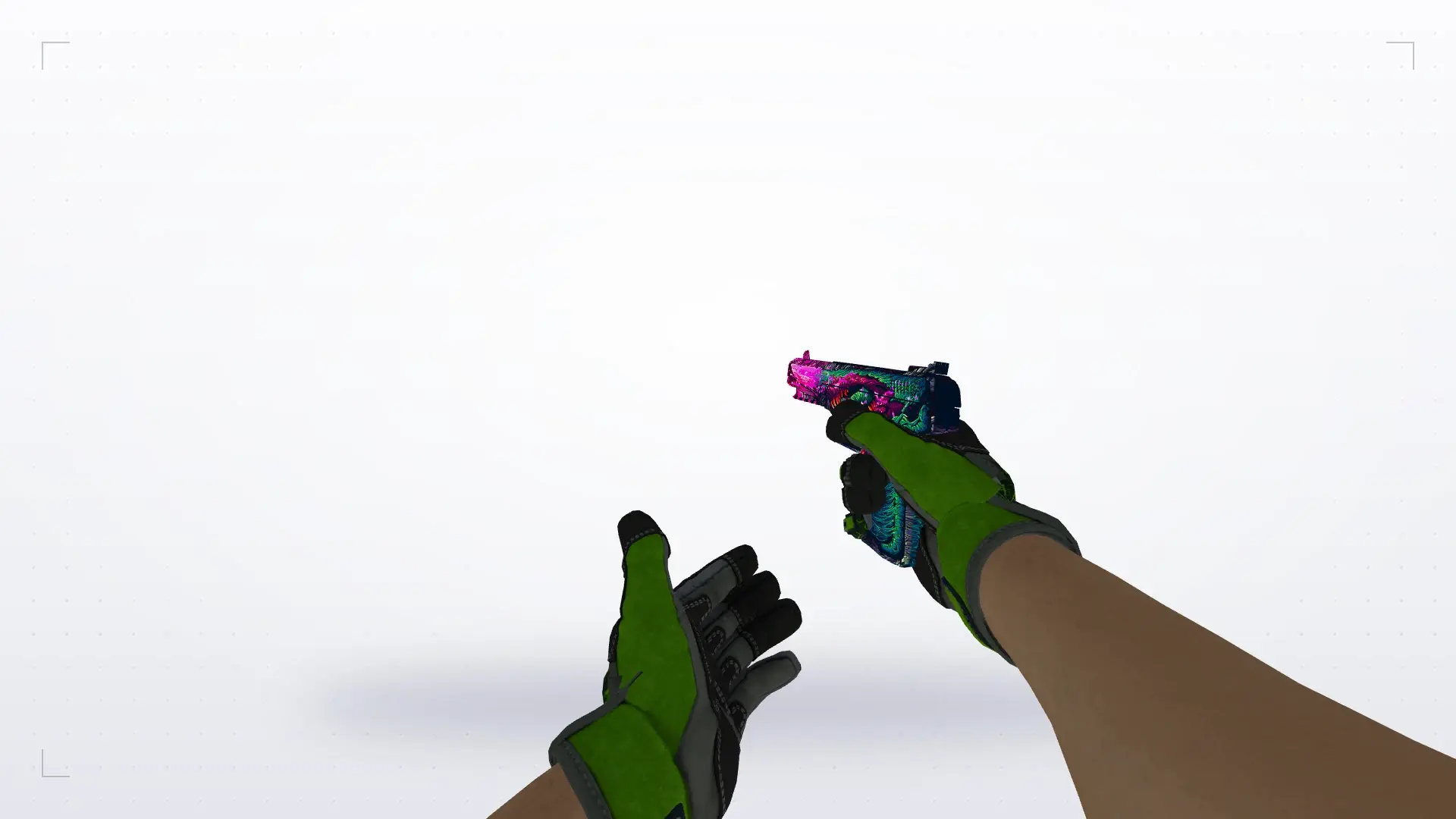 Five-SeveN — Specialist Gloves Emerald Web Pack — first person