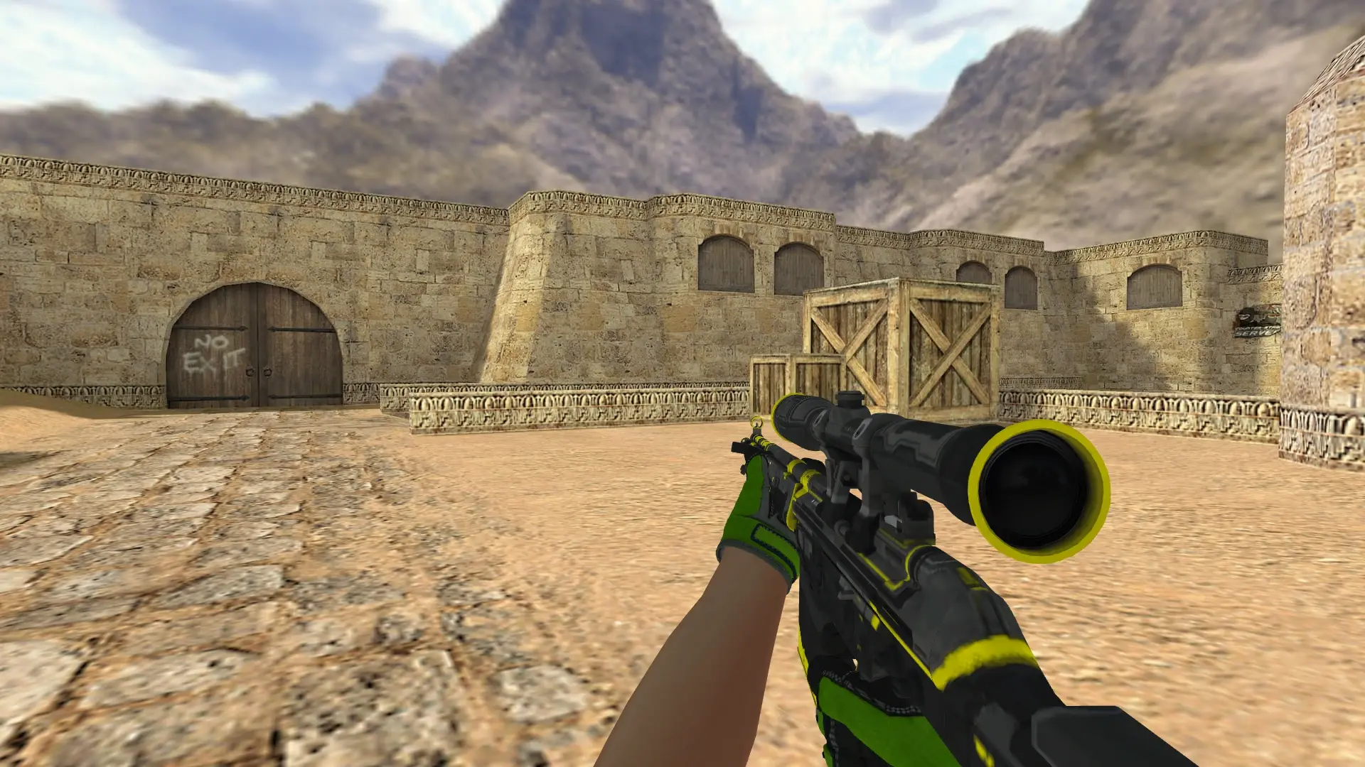 G3SG1 — Specialist Gloves Emerald Web Pack — de_dust2 (first person)