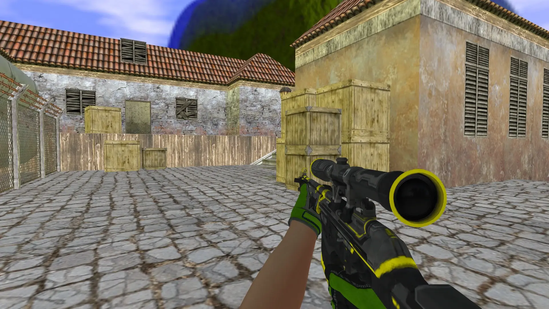G3SG1 — Specialist Gloves Emerald Web Pack — de_inferno (first person)