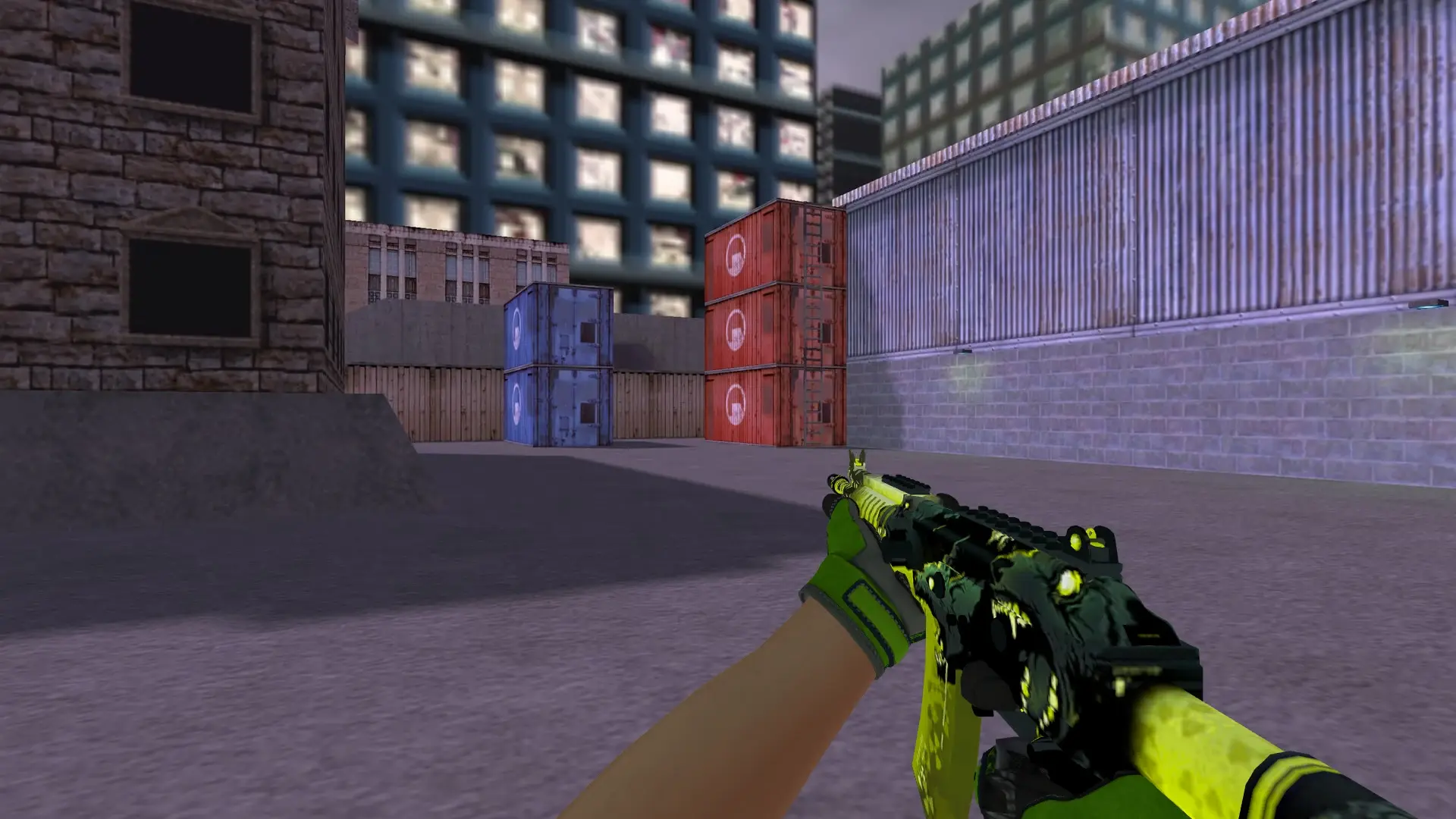 Galil AR — Specialist Gloves Emerald Web Pack — cs_assault (first person)