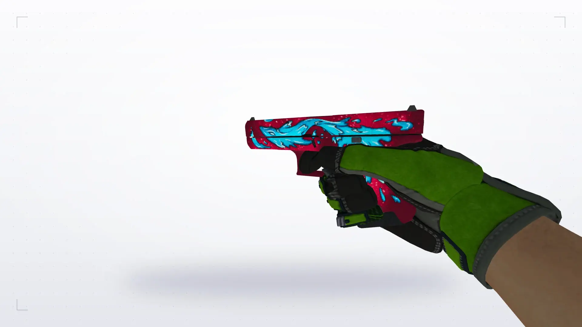 Glock-18 — Specialist Gloves Emerald Web Pack — first person