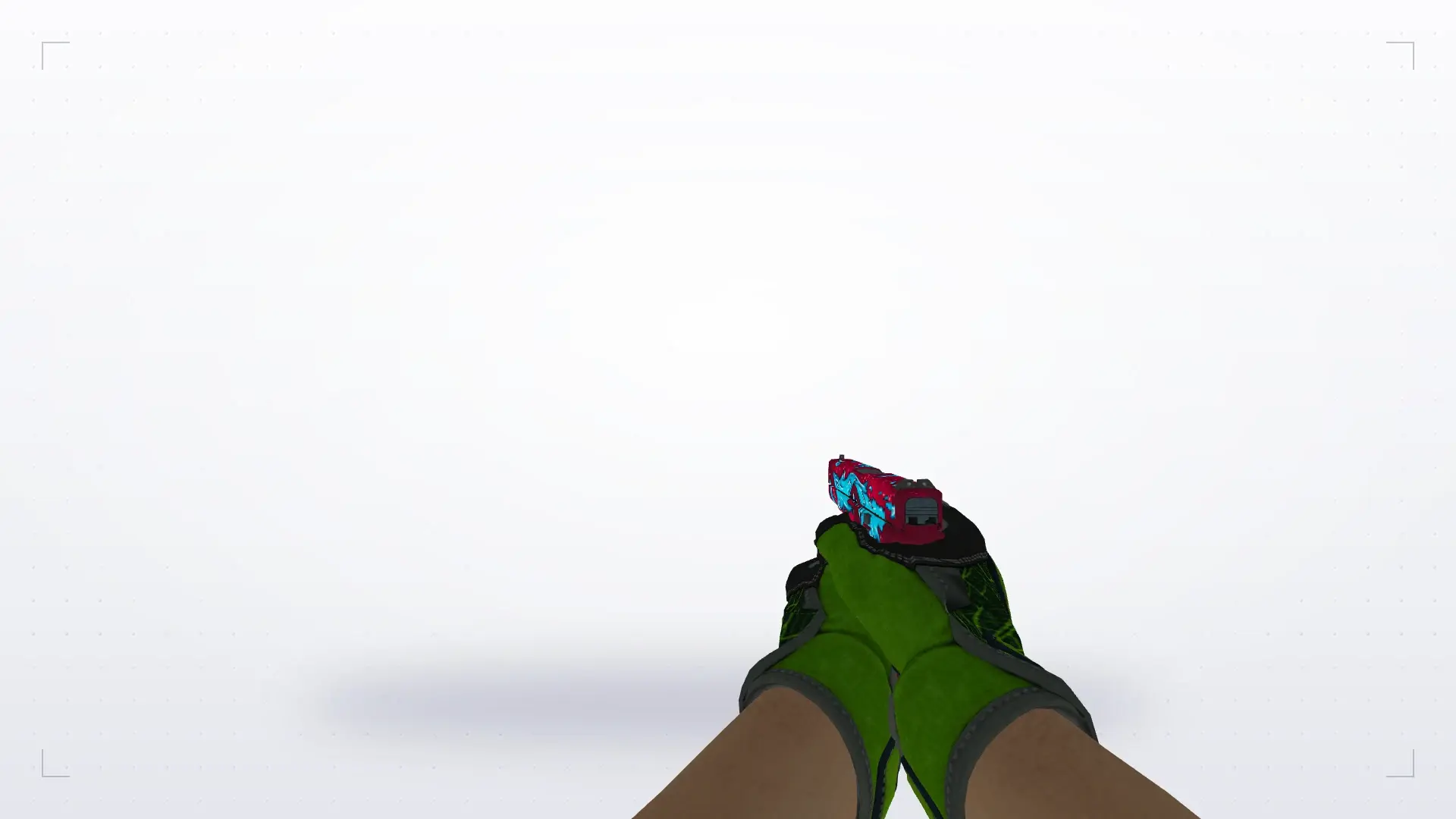 Glock-18 — Specialist Gloves Emerald Web Pack — first person