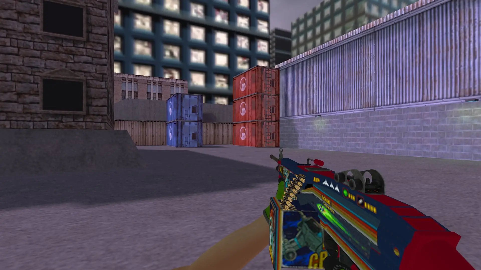 M249 — Specialist Gloves Emerald Web Pack — cs_assault (first person)