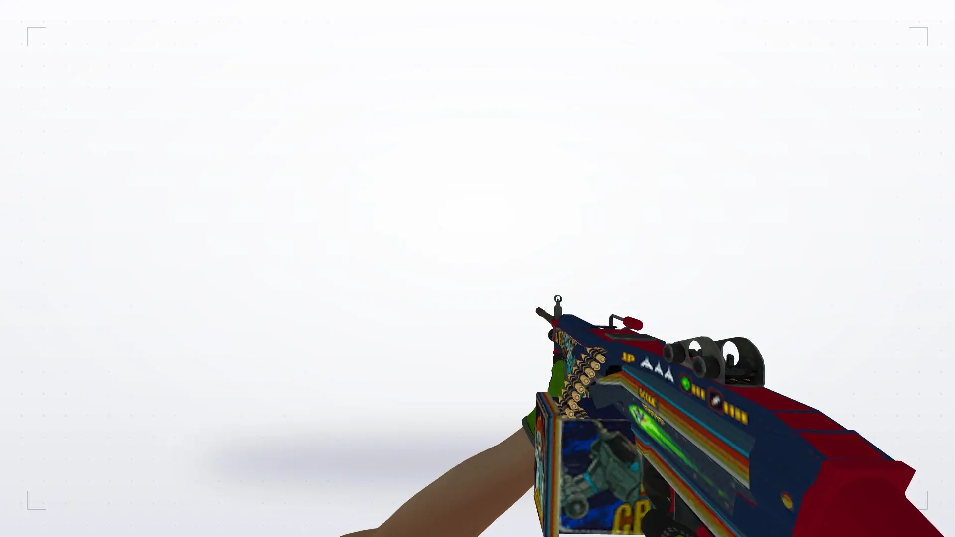 M249 — Specialist Gloves Emerald Web Pack — first person