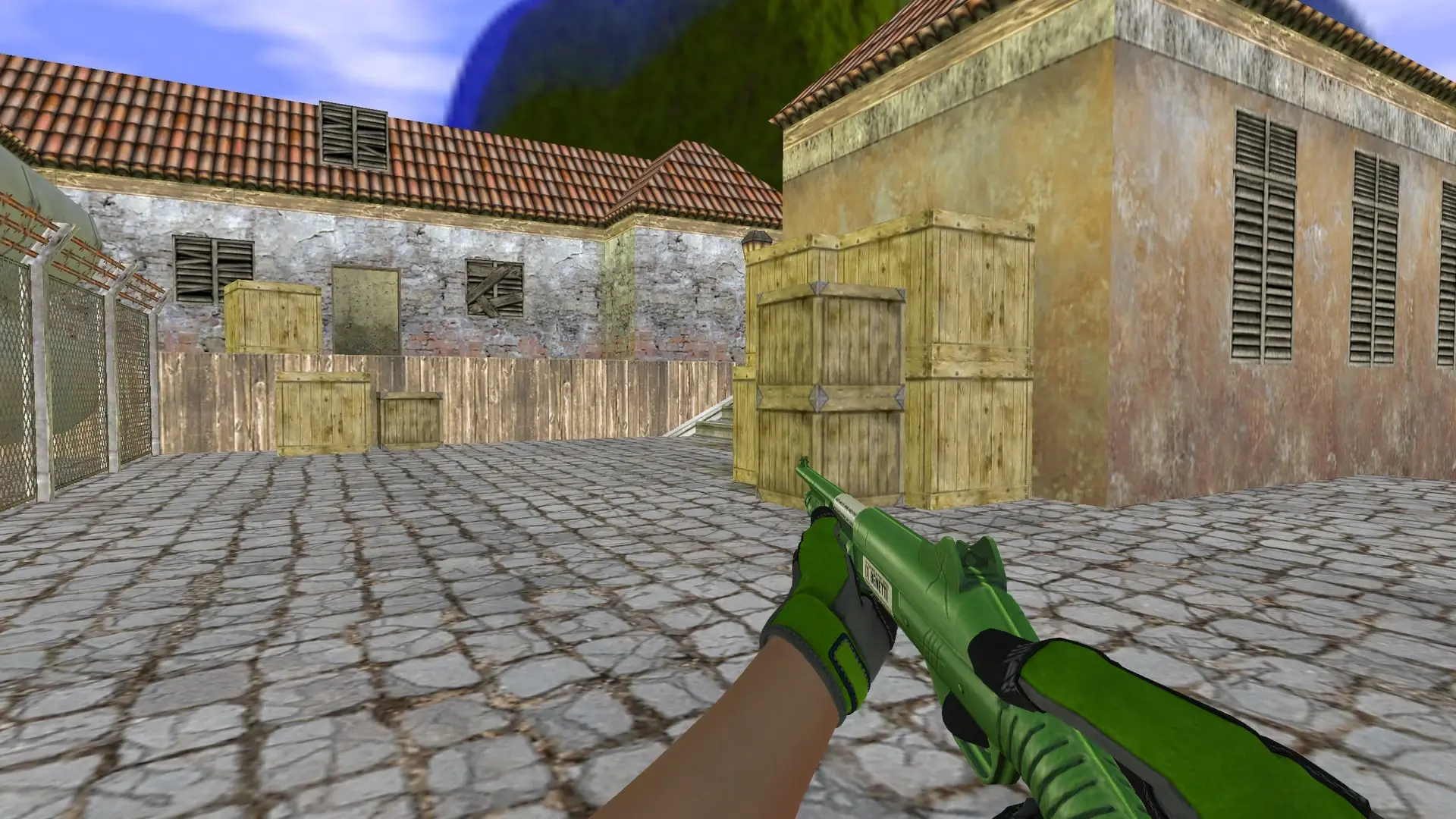 M3 — Specialist Gloves Emerald Web Pack — de_inferno (first person)