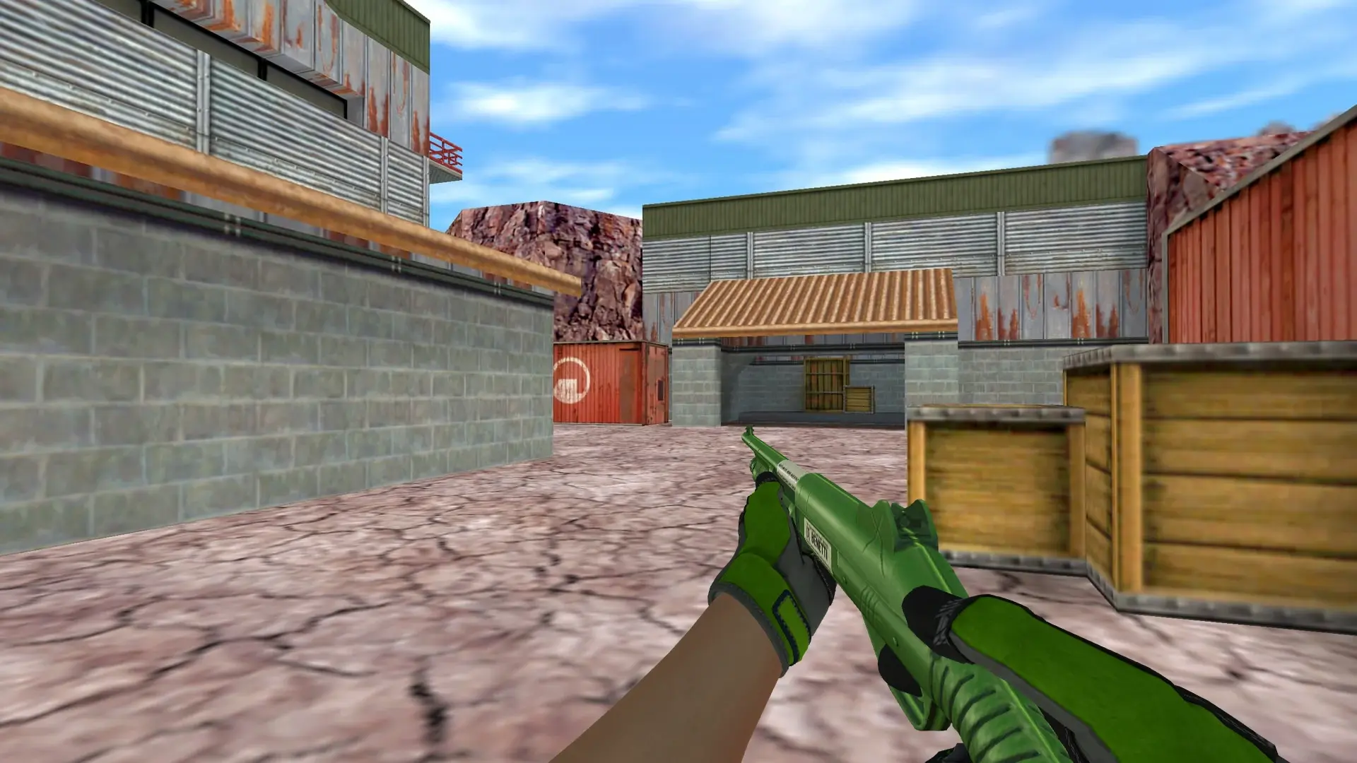 M3 — Specialist Gloves Emerald Web Pack — de_nuke (first person)
