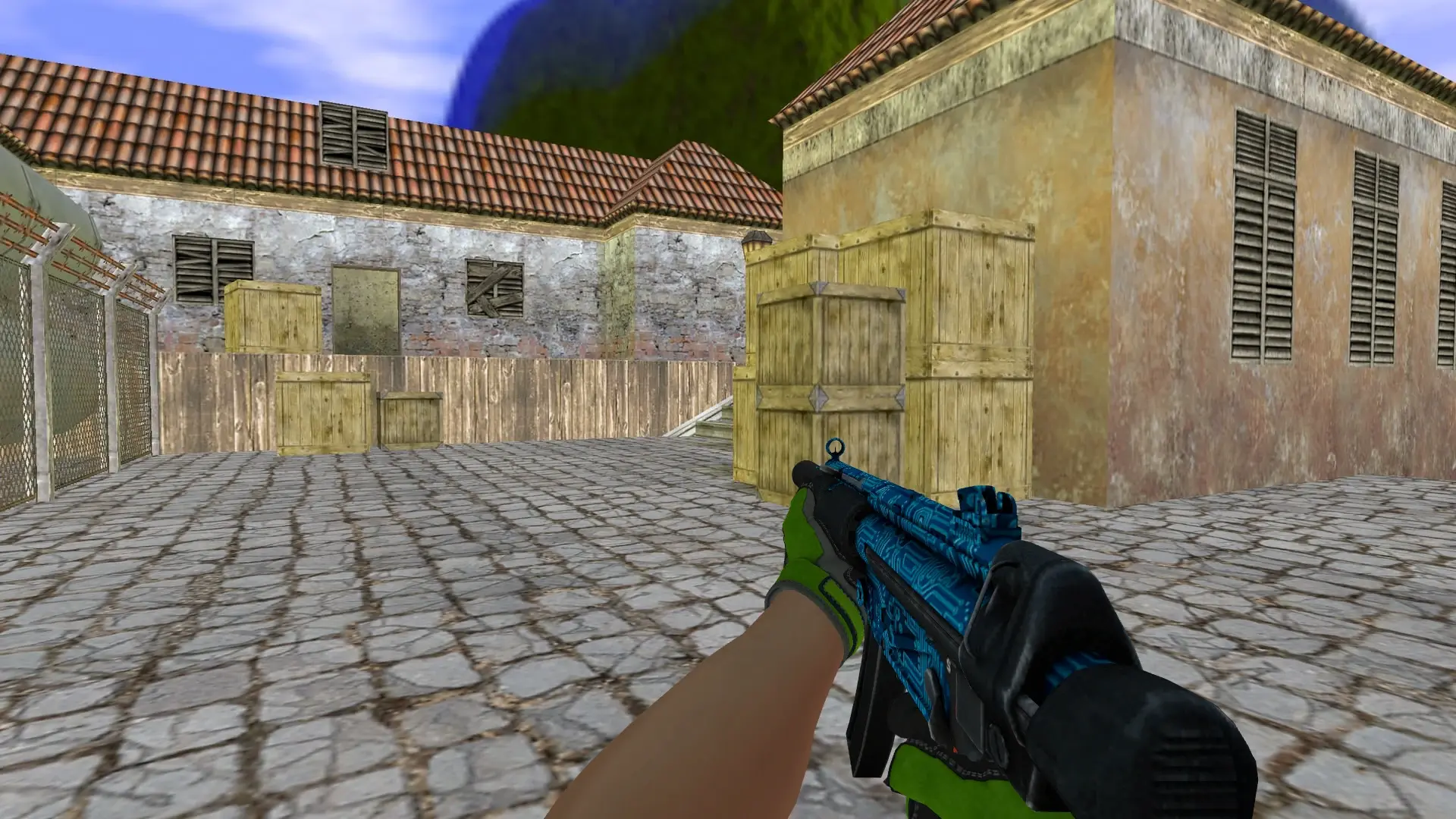 MP5 — Specialist Gloves Emerald Web Pack — de_inferno (first person)