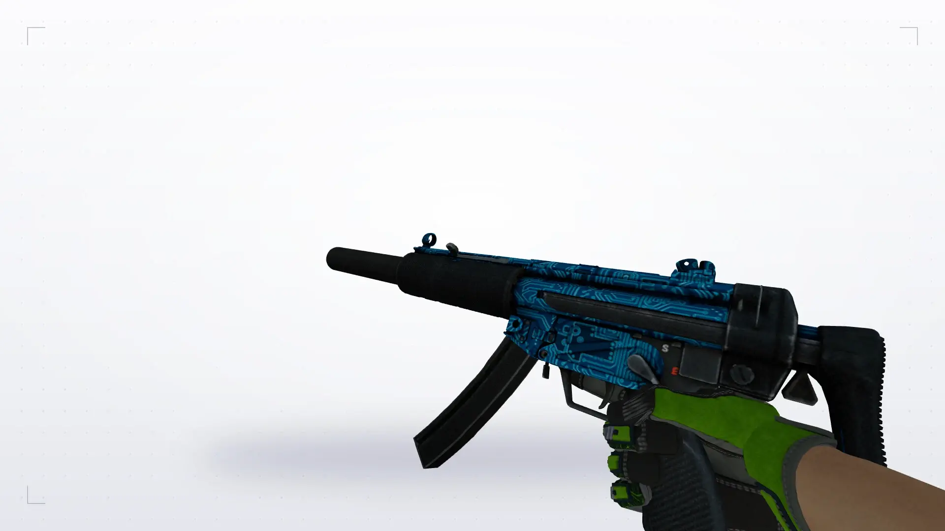 MP5 — Specialist Gloves Emerald Web Pack — first person