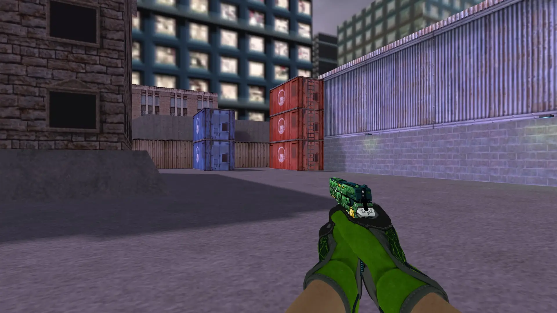 P228 — Specialist Gloves Emerald Web Pack — cs_assault (first person)