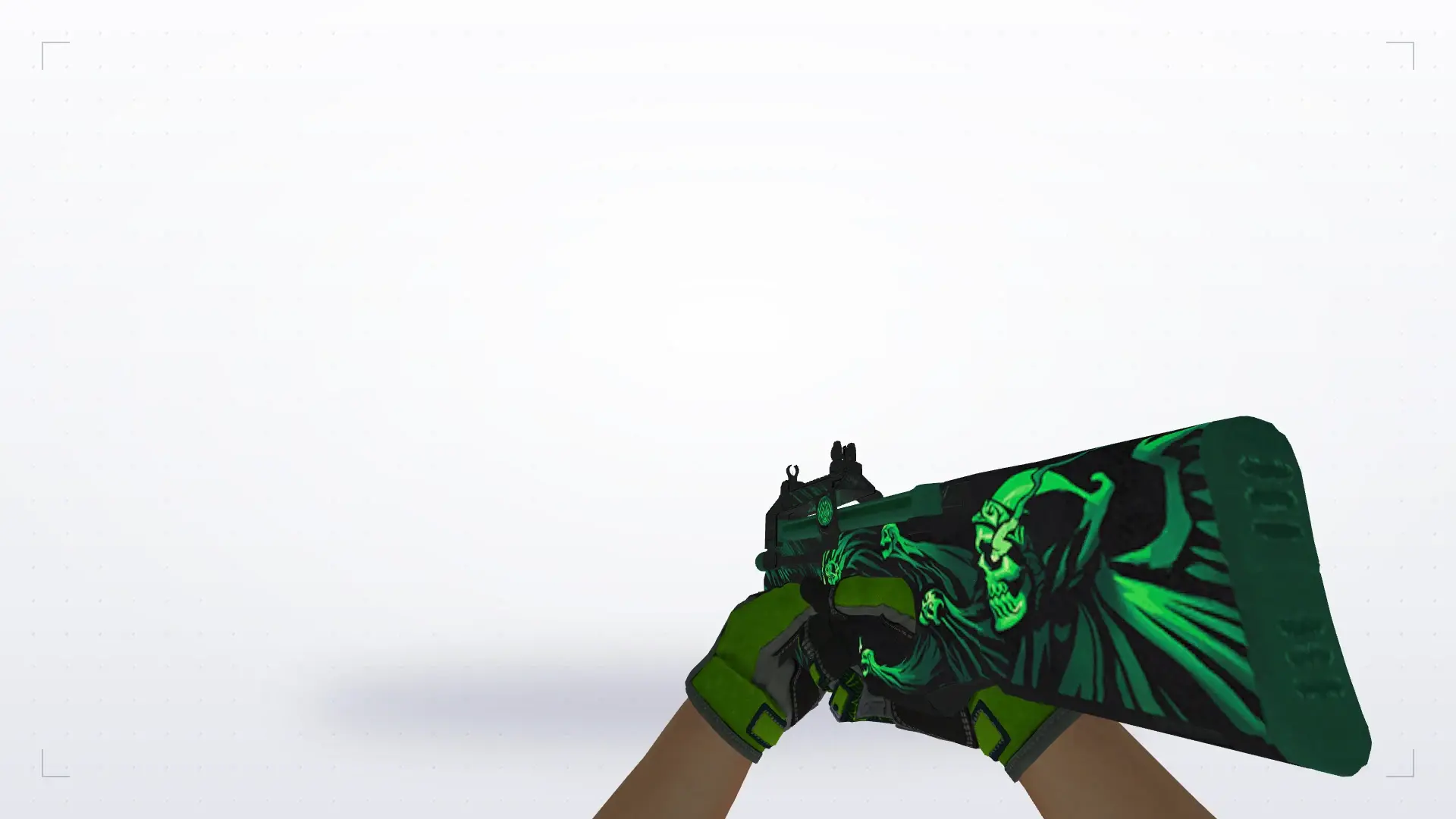 P90 — Specialist Gloves Emerald Web Pack — first person