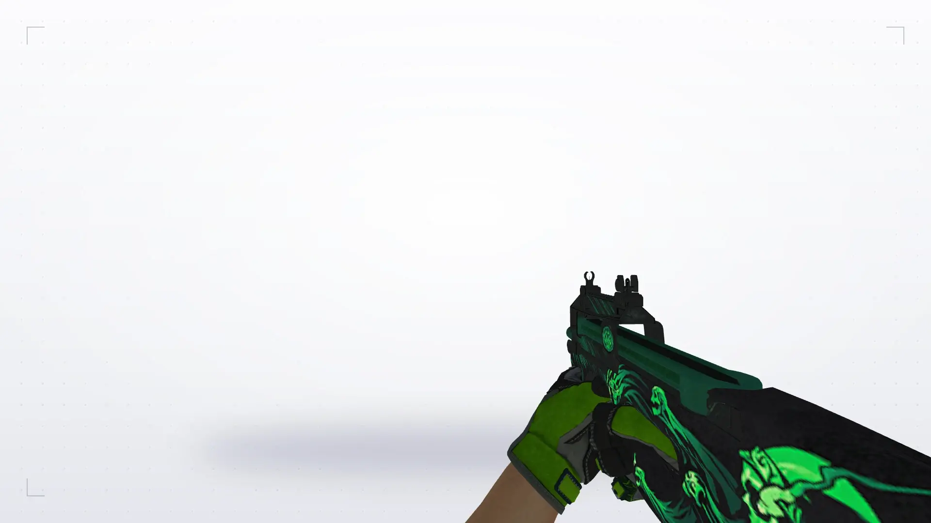 P90 — Specialist Gloves Emerald Web Pack — first person