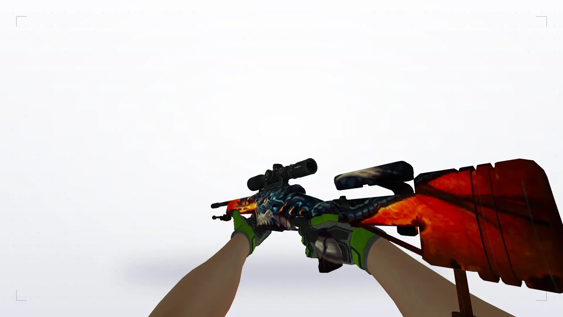 Scout — Specialist Gloves Emerald Web Pack — first person