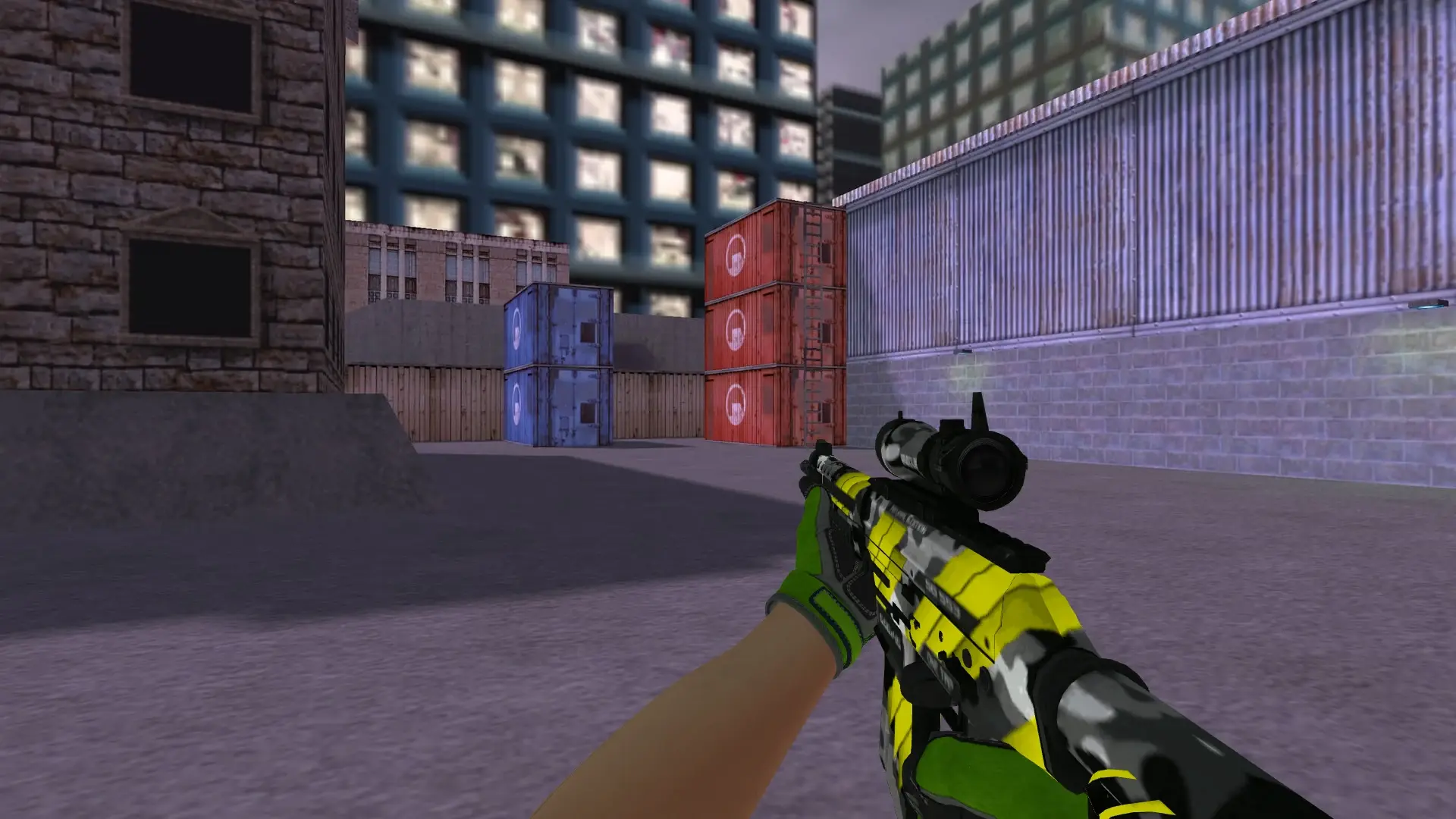 SG552 — Specialist Gloves Emerald Web Pack — cs_assault (first person)