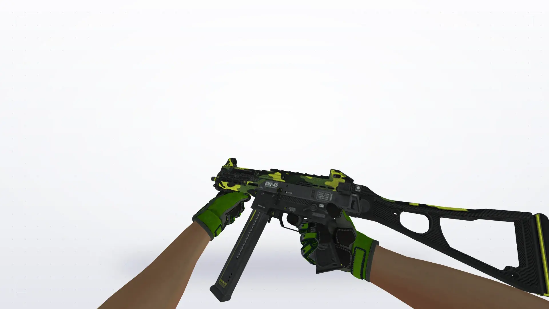 UMP-45 — Specialist Gloves Emerald Web Pack — first person
