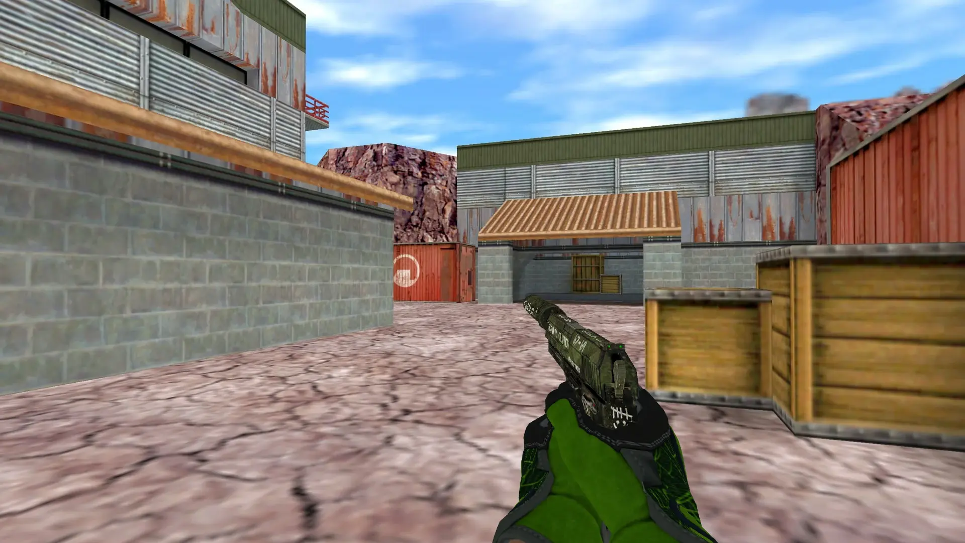 USP — Specialist Gloves Emerald Web Pack — de_nuke (first person)