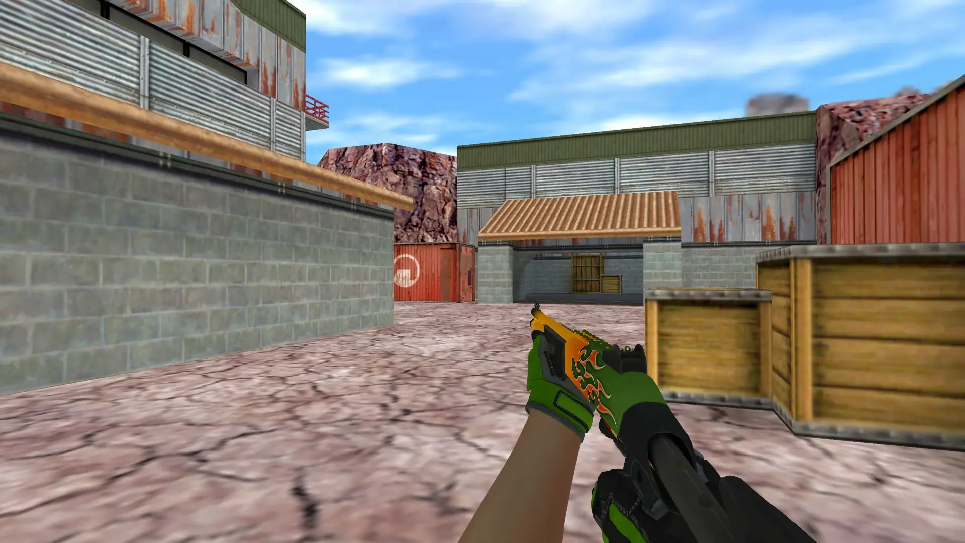 XM1014 — Specialist Gloves Emerald Web Pack — de_nuke (first person)