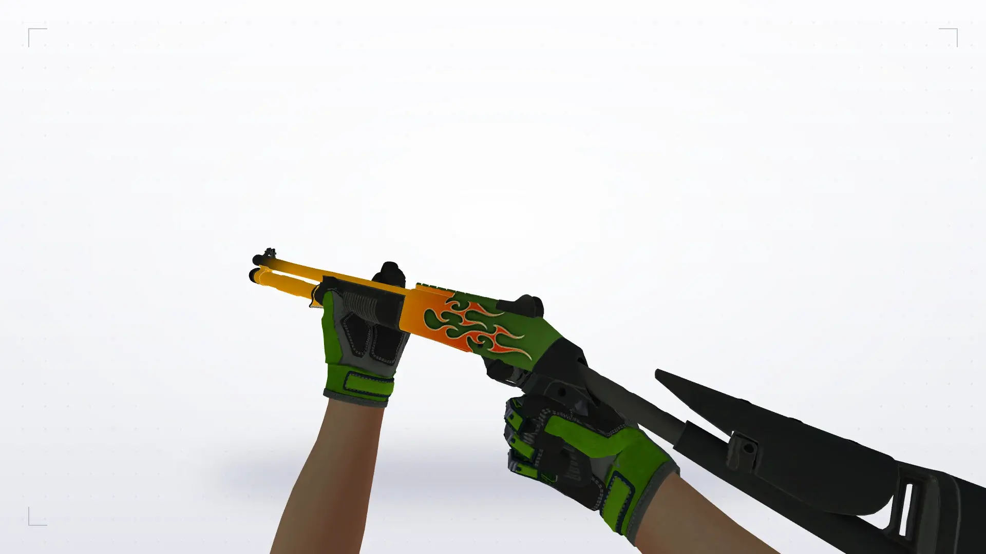 XM1014 — Specialist Gloves Emerald Web Pack — first person