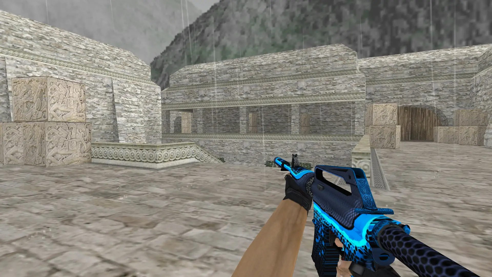 M4A1 — Taktik Weapon Pack — de_aztec (first person)