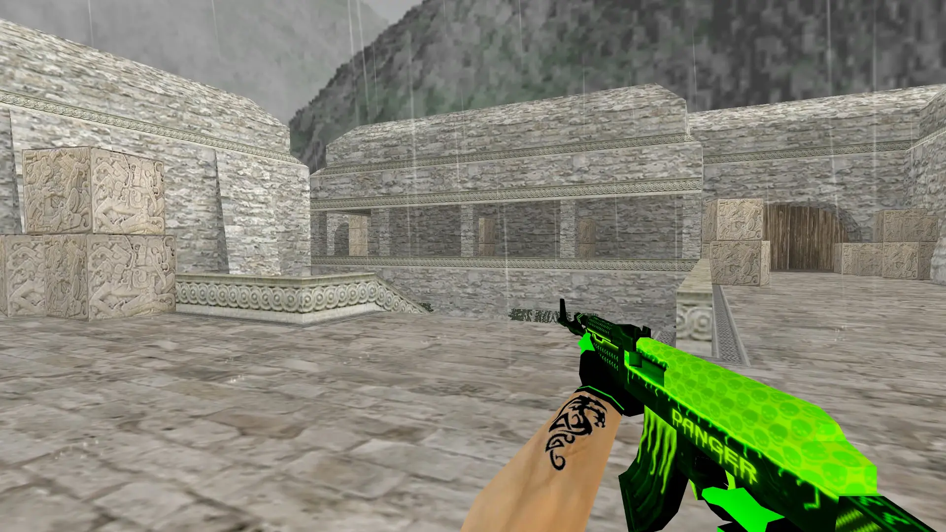 AK-47 — Toxicator Weapon Pack — de_aztec (first person)