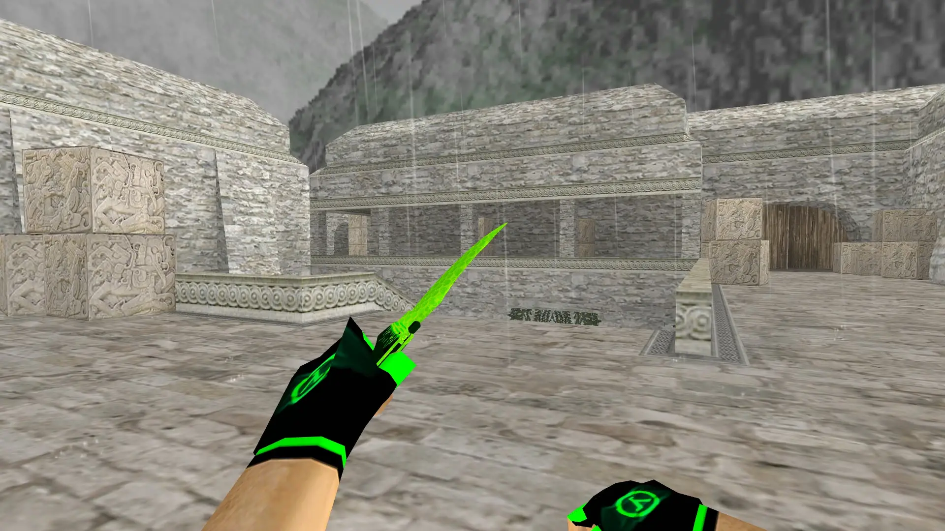 Knife — Toxicator Weapon Pack — de_aztec (first person)