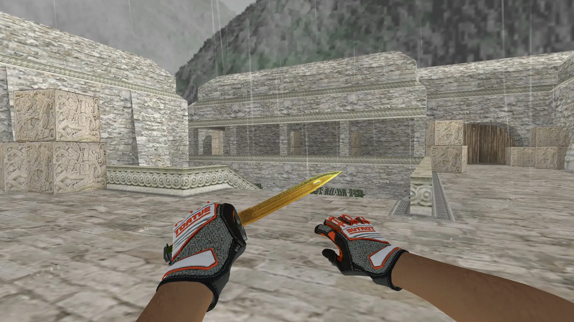 Bayonet Lore — Specialist Gloves Foundation Pack — de_aztec (first person)