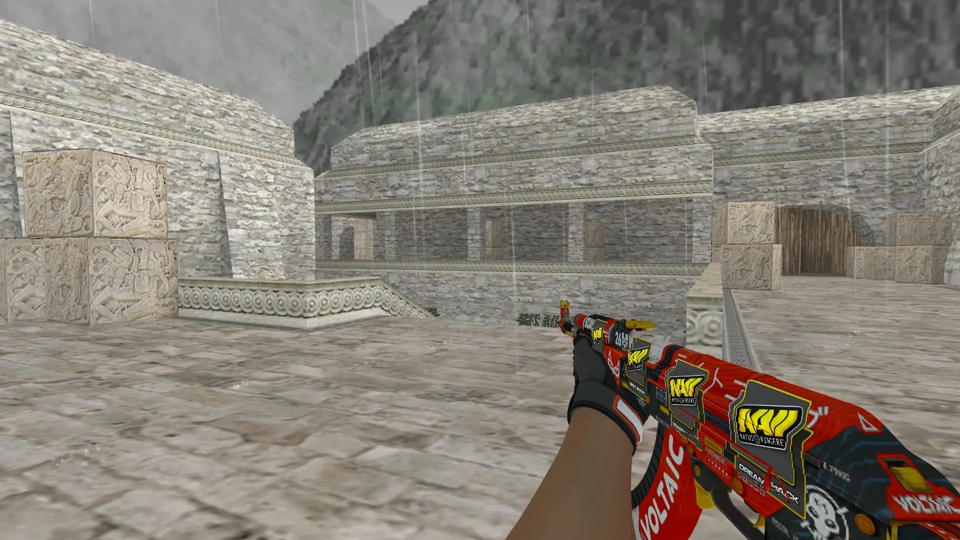 AK-47 — Specialist Gloves Foundation Pack — de_aztec (first person)
