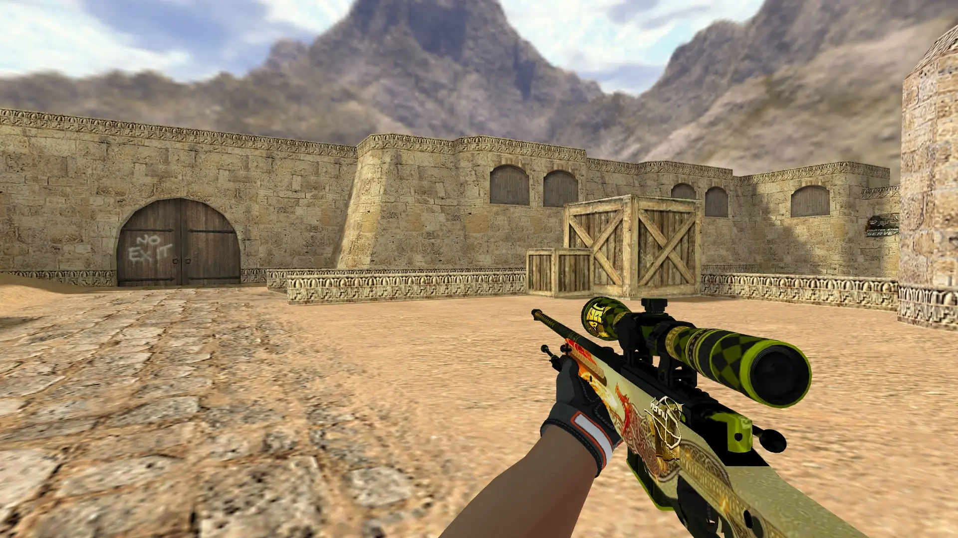 AWP — Specialist Gloves Foundation Pack — de_dust2 (first person)