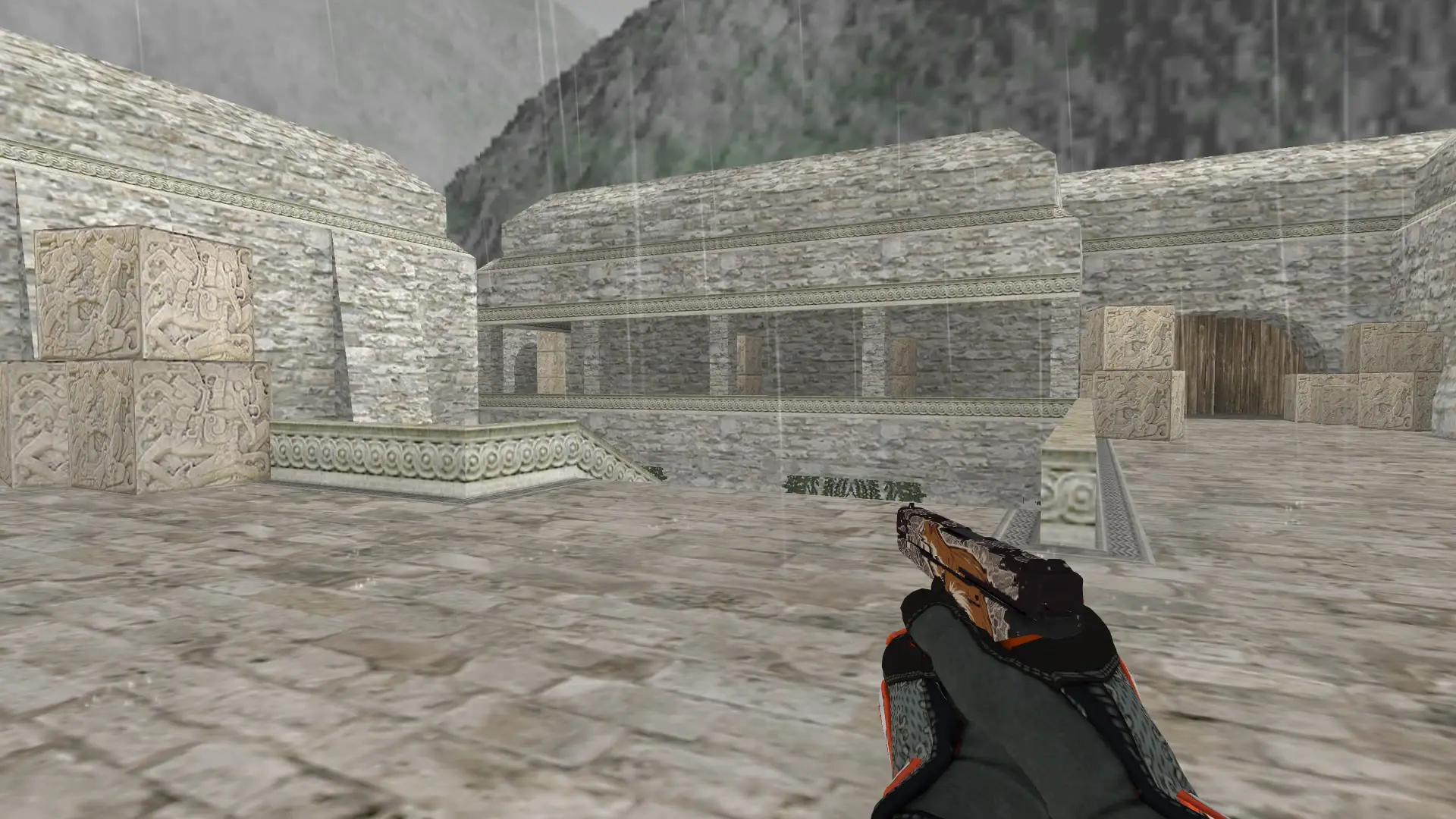 Glock-18 — Specialist Gloves Foundation Pack — de_aztec (first person)