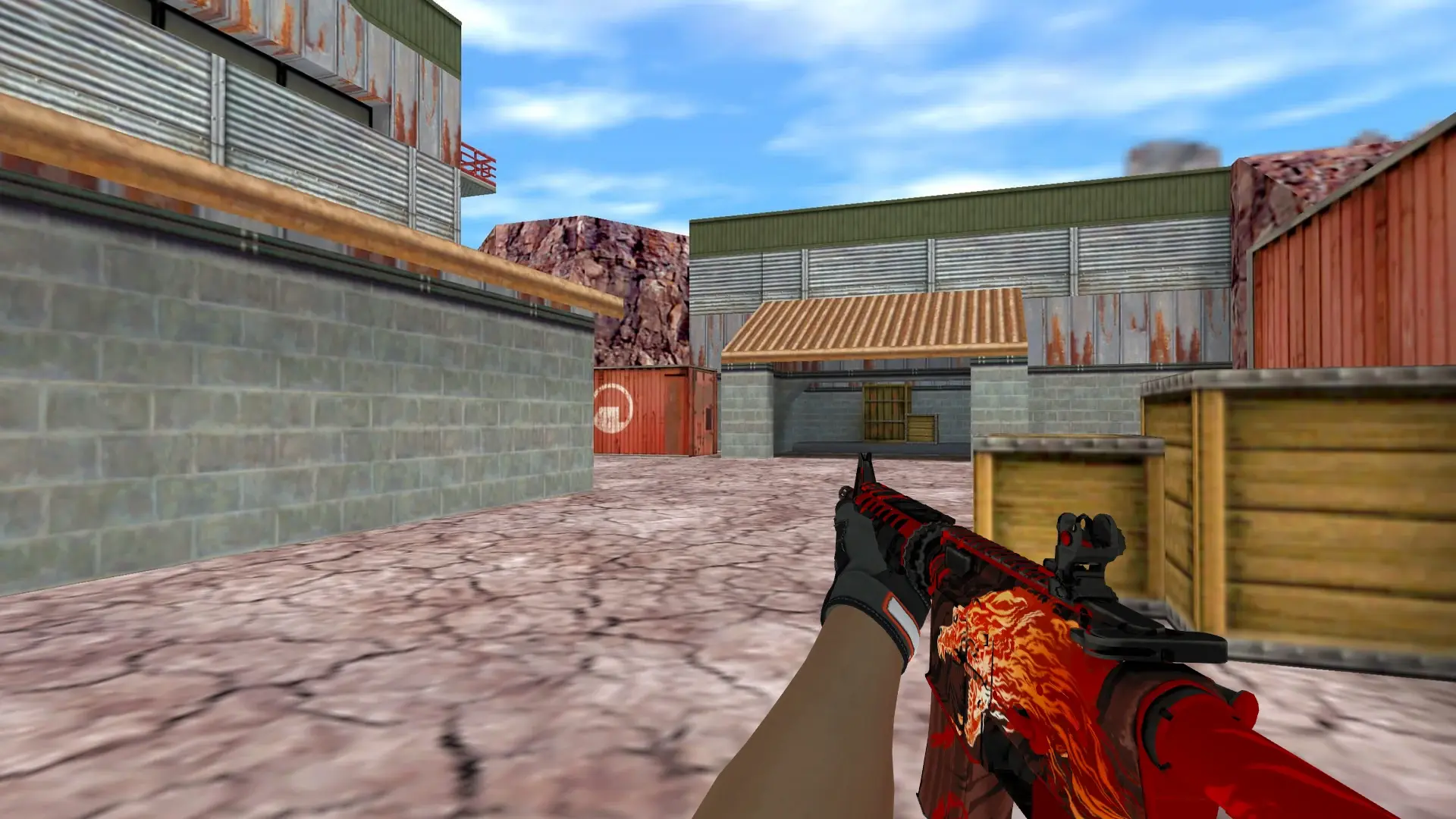 M4A1 — Specialist Gloves Foundation Pack — de_nuke (first person)