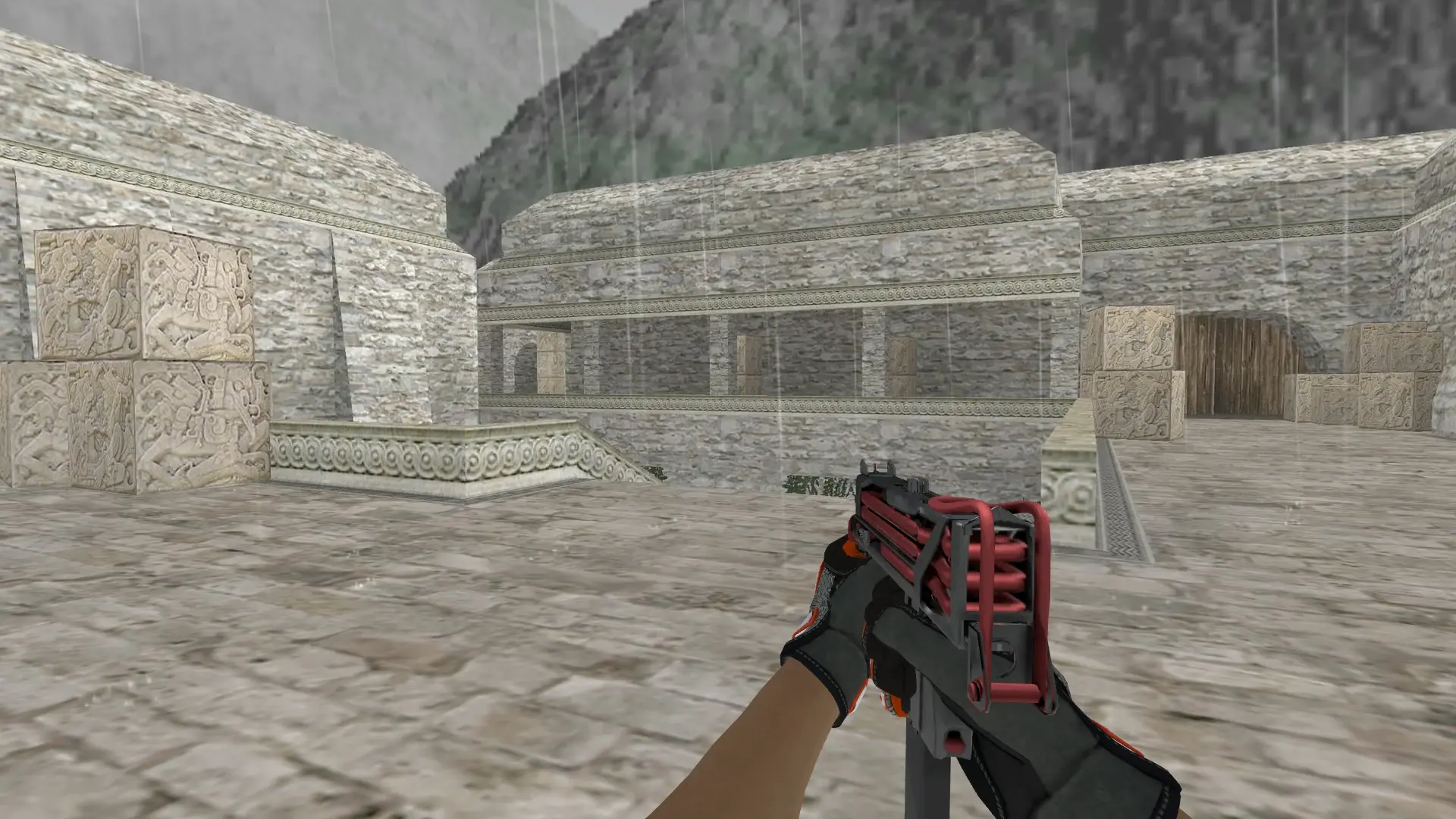 MAC-10 — Specialist Gloves Foundation Pack — de_aztec (first person)