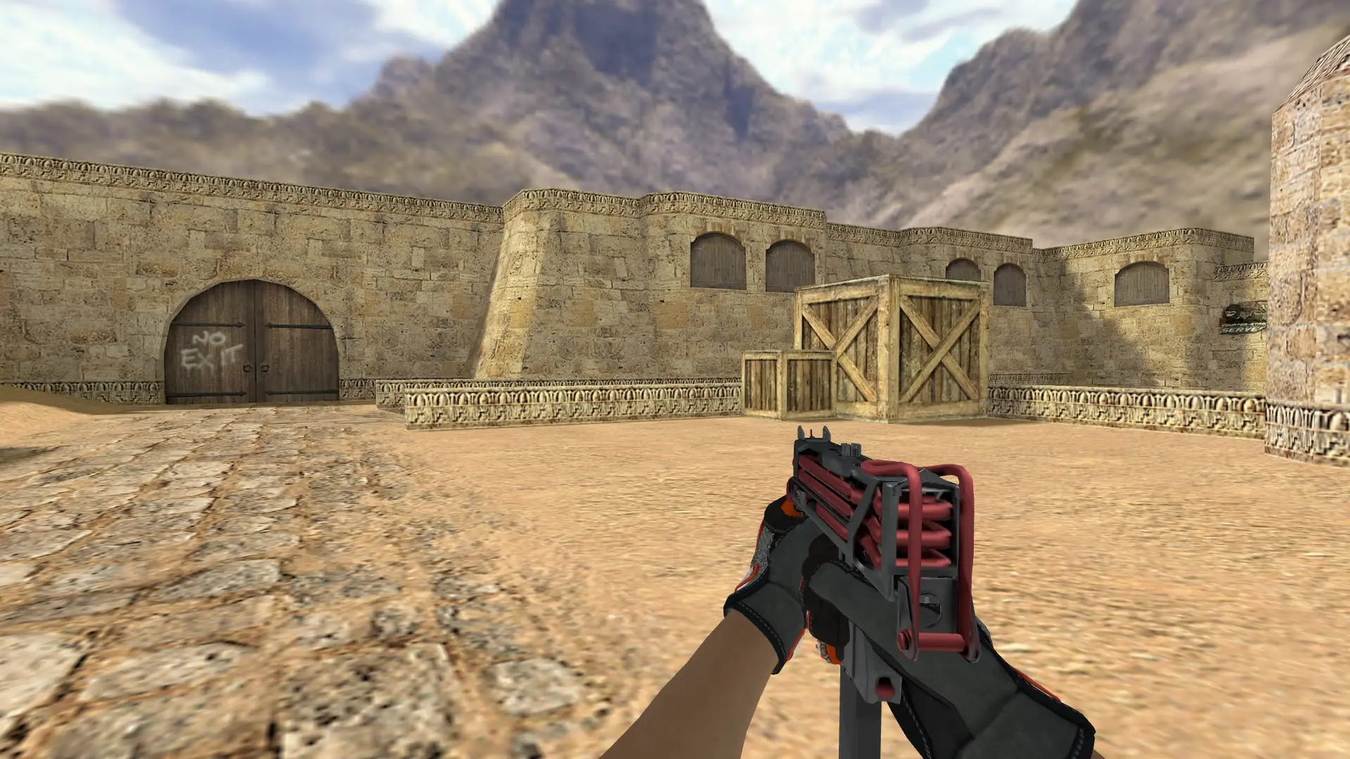 MAC-10 — Specialist Gloves Foundation Pack — de_dust2 (first person)