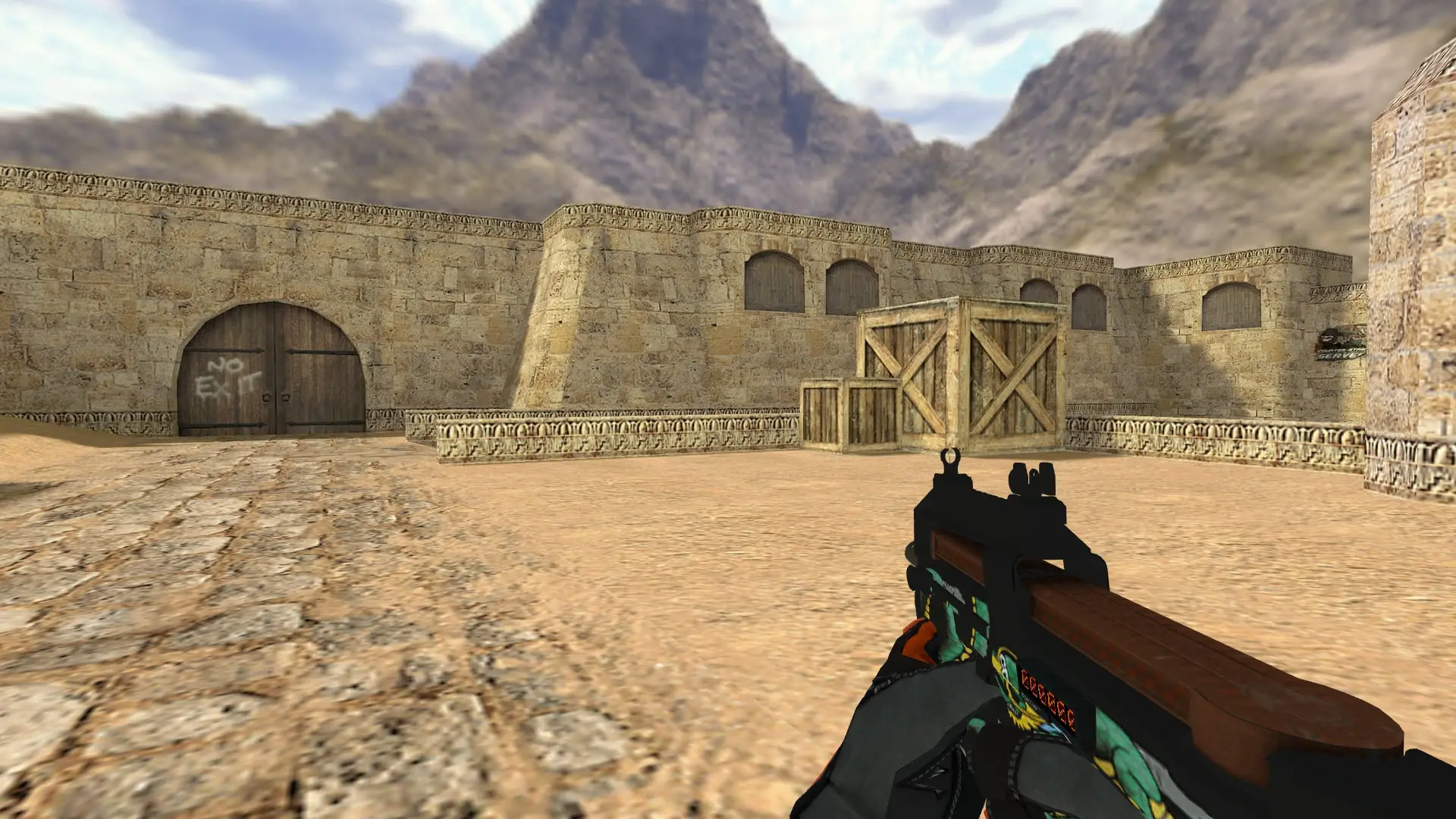 P90 — Specialist Gloves Foundation Pack — de_dust2 (first person)