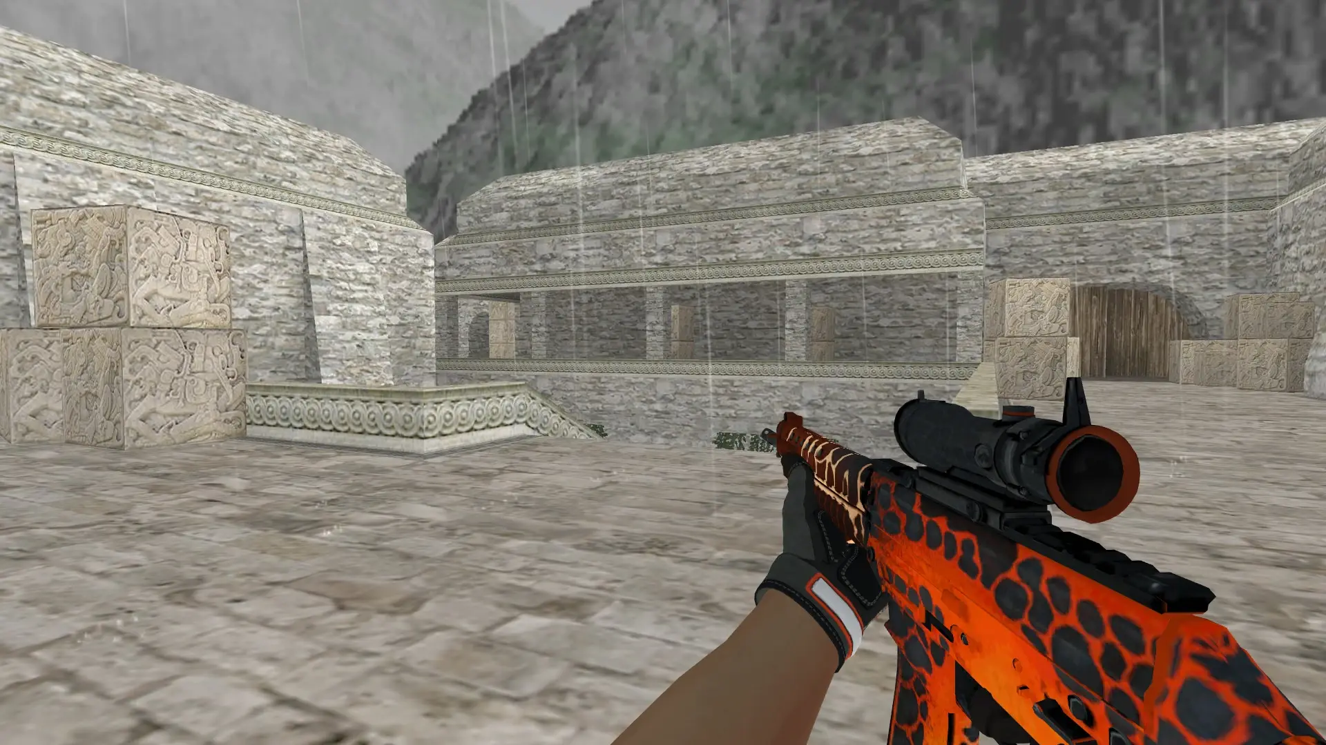 SG552 — Specialist Gloves Foundation Pack — de_aztec (first person)