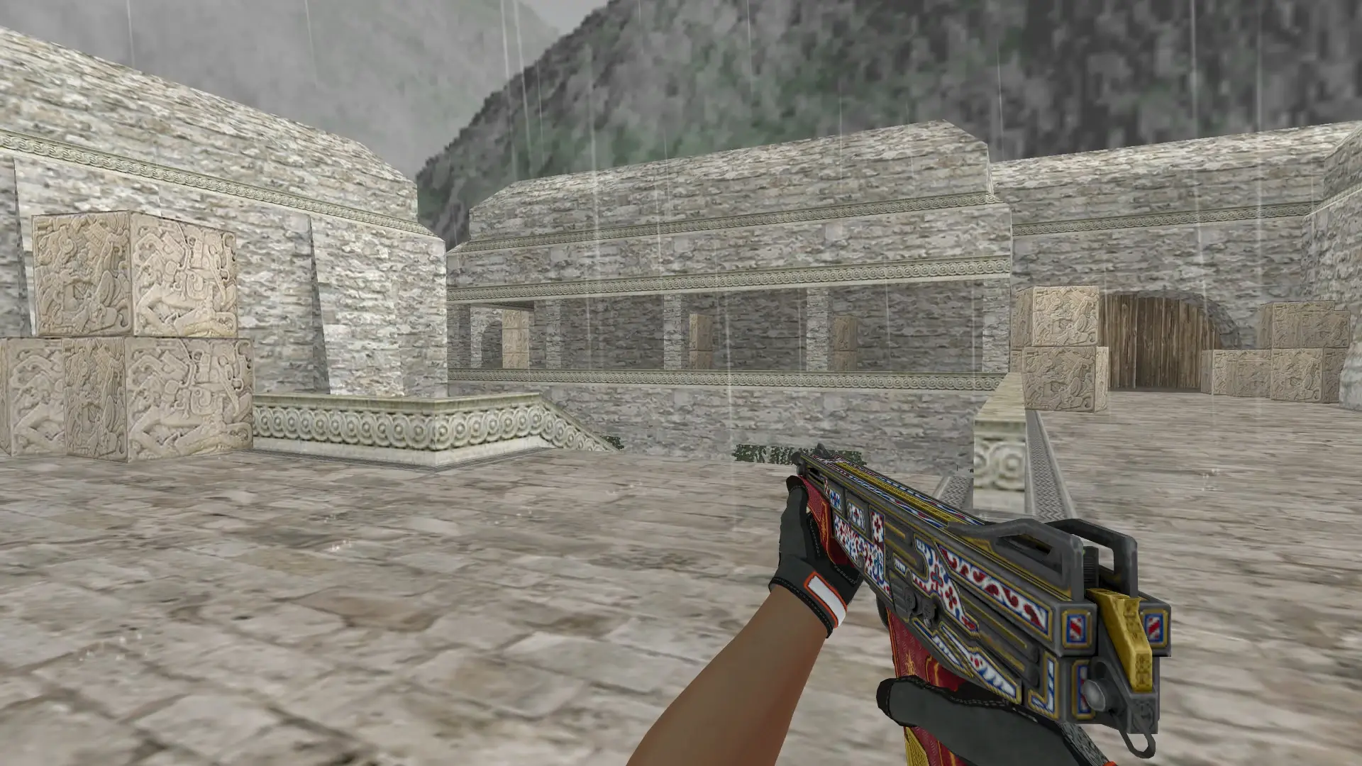 XM1014 — Specialist Gloves Foundation Pack — de_aztec (first person)