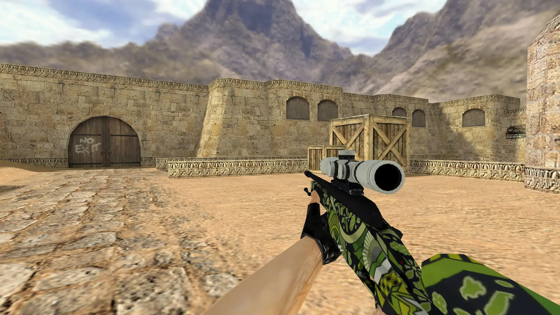 Scout — Train 2021 Collection Weapon Skin Pack — de_dust2 (first person)