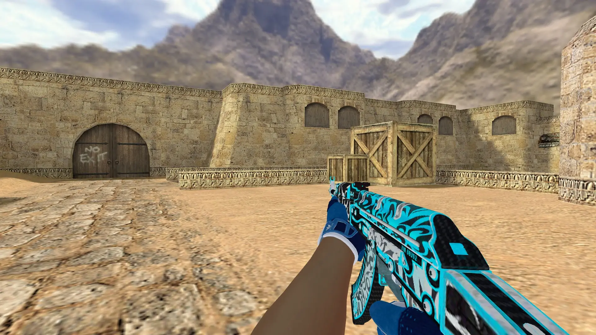 AK-47 — Sport Amphibious Pack — de_dust2 (first person)