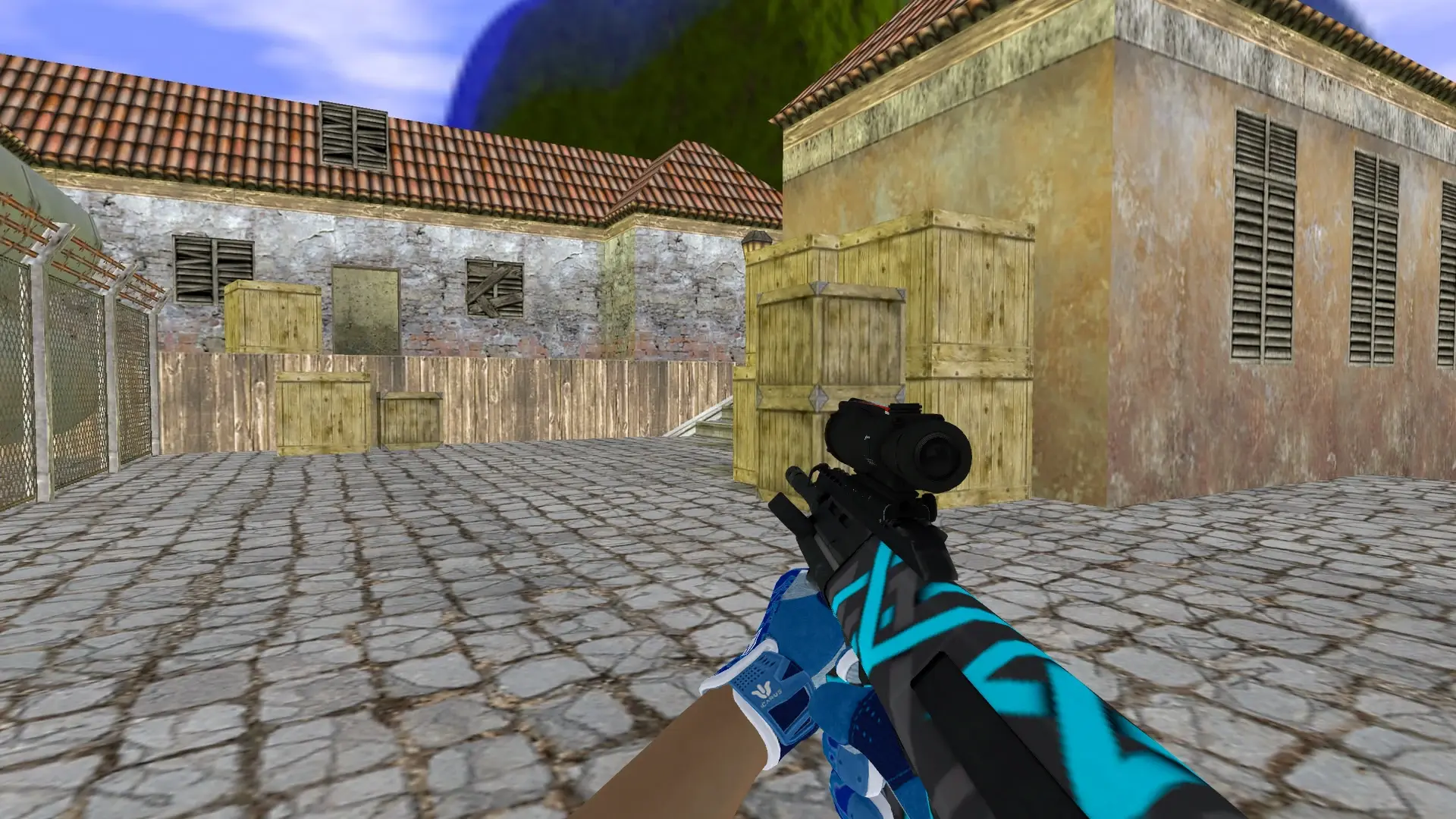 AUG — Sport Amphibious Pack — de_inferno (first person)