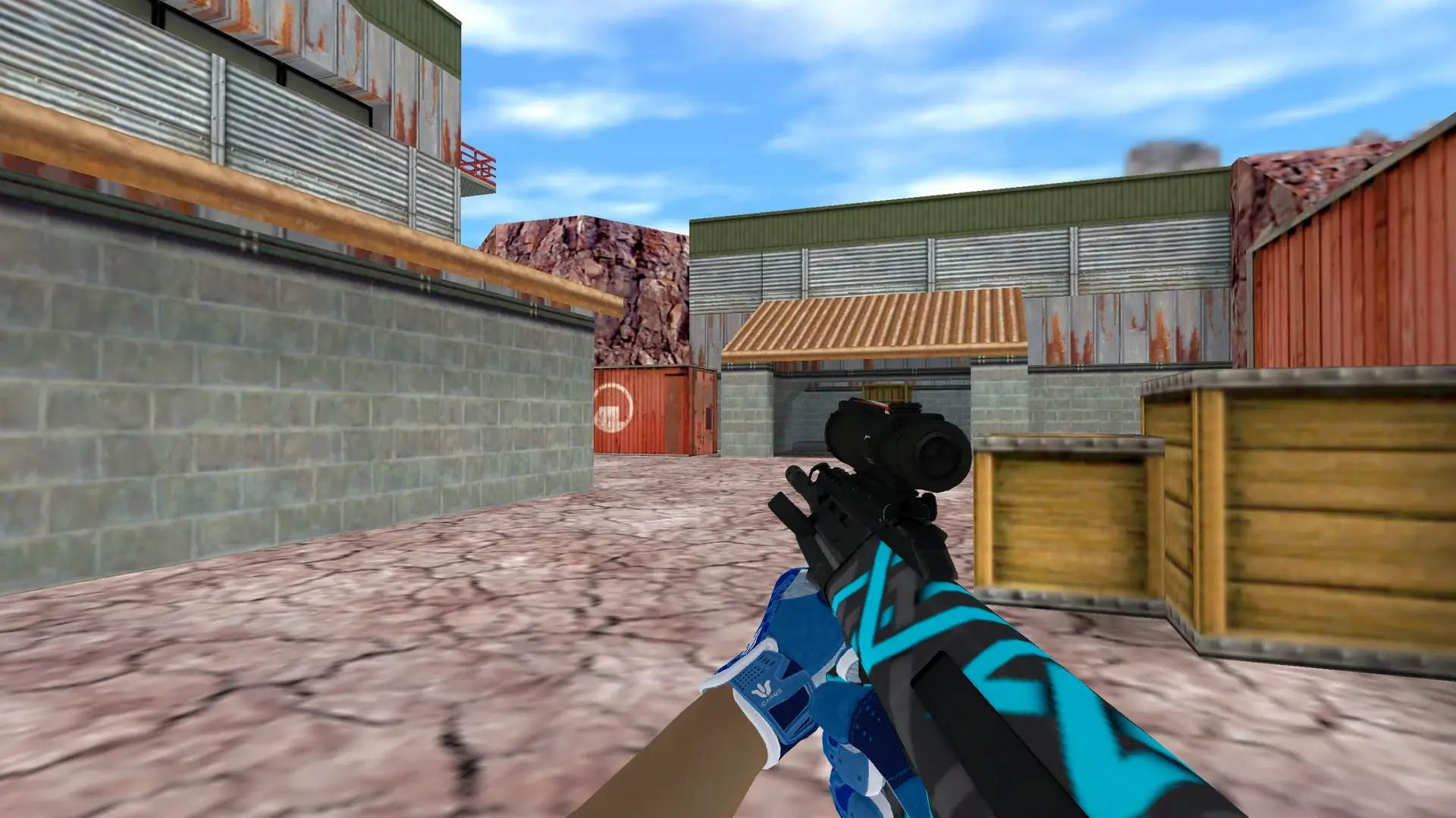 AUG — Sport Amphibious Pack — de_nuke (first person)