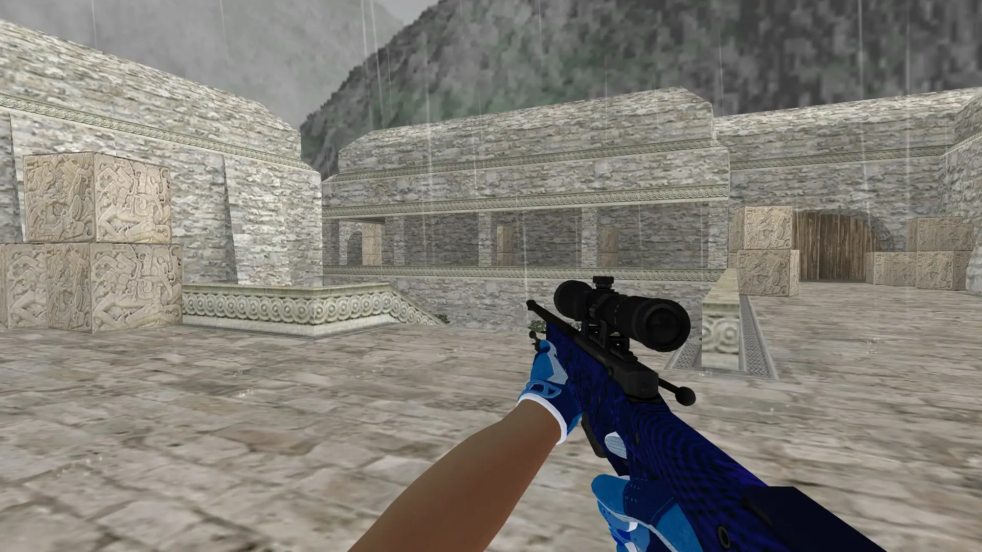 AWP — Sport Amphibious Pack — de_aztec (first person)