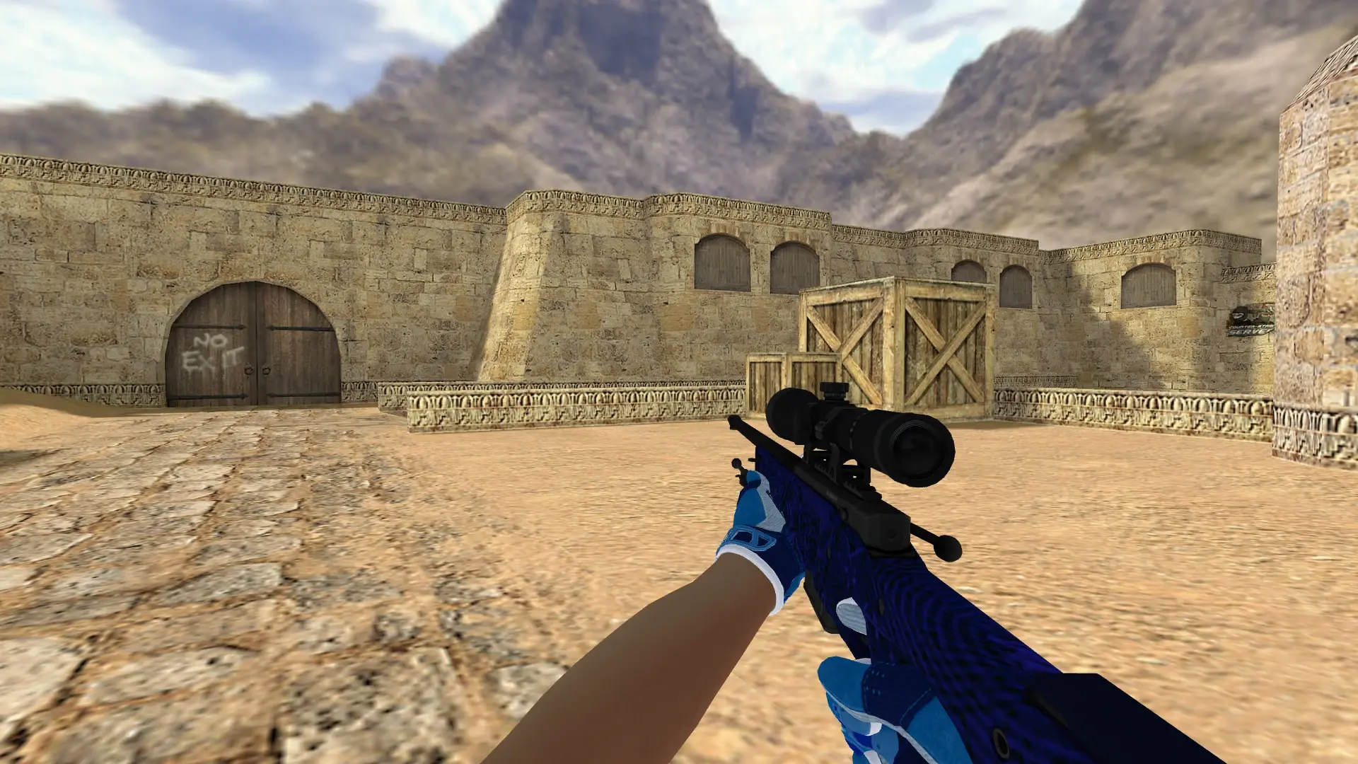 AWP — Sport Amphibious Pack — de_dust2 (first person)