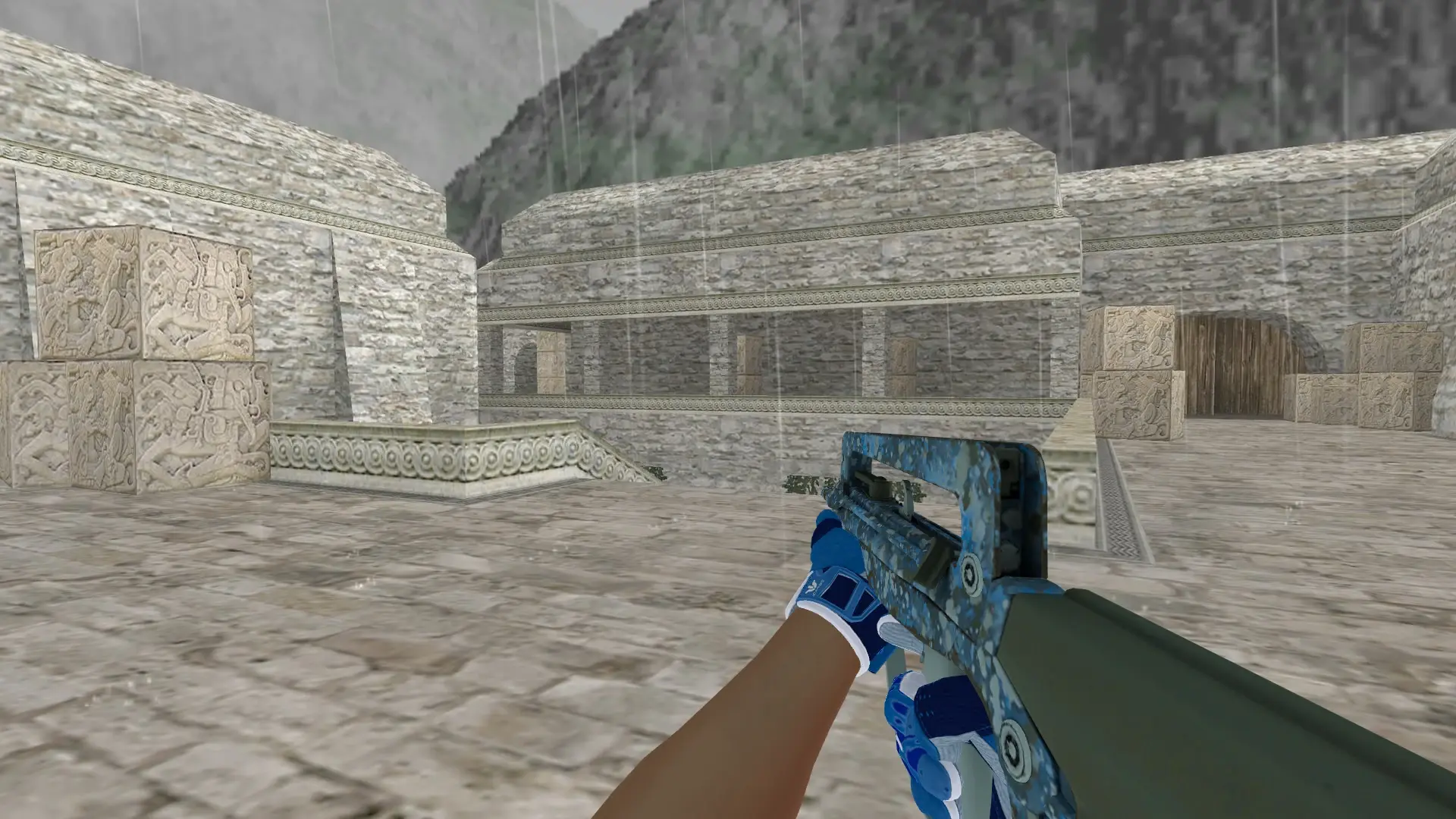 FAMAS — Sport Amphibious Pack — de_aztec (first person)