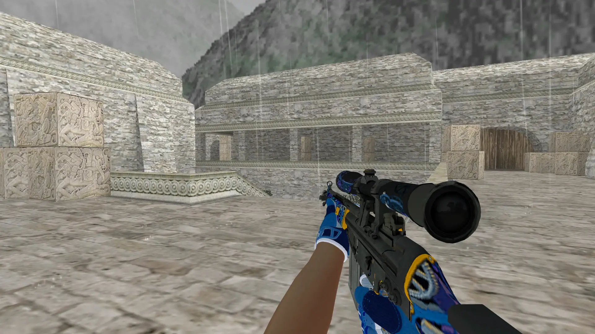 G3SG1 — Sport Amphibious Pack — de_aztec (first person)