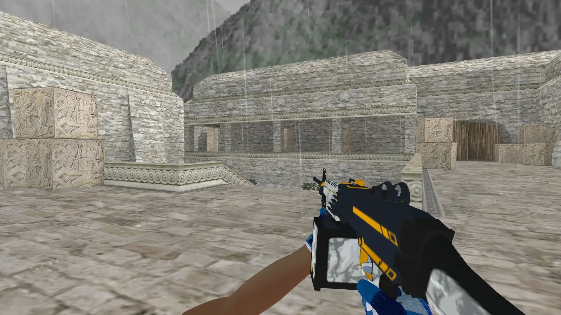 M249 — Sport Amphibious Pack — de_aztec (first person)