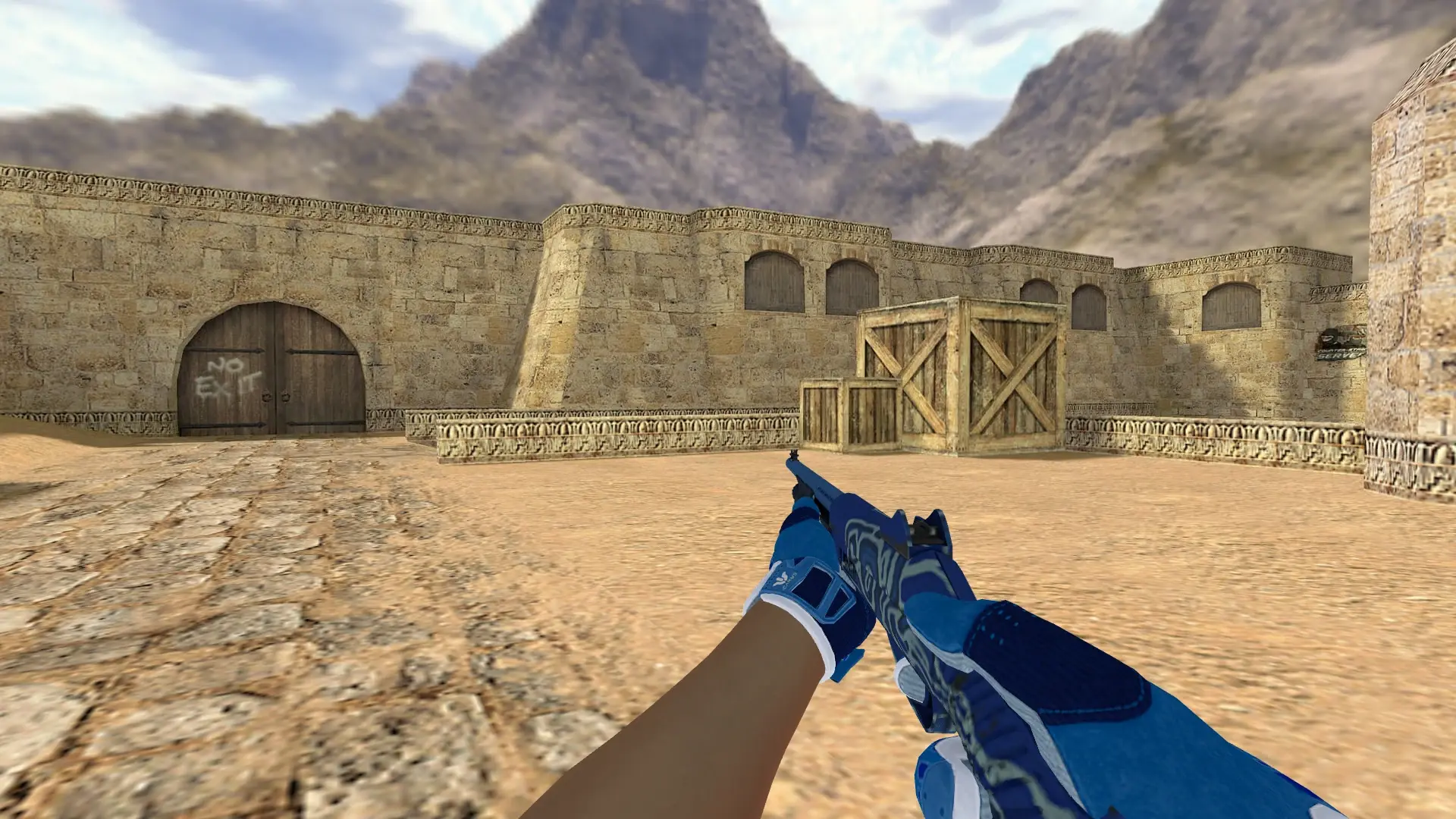 M3 — Sport Amphibious Pack — de_dust2 (first person)